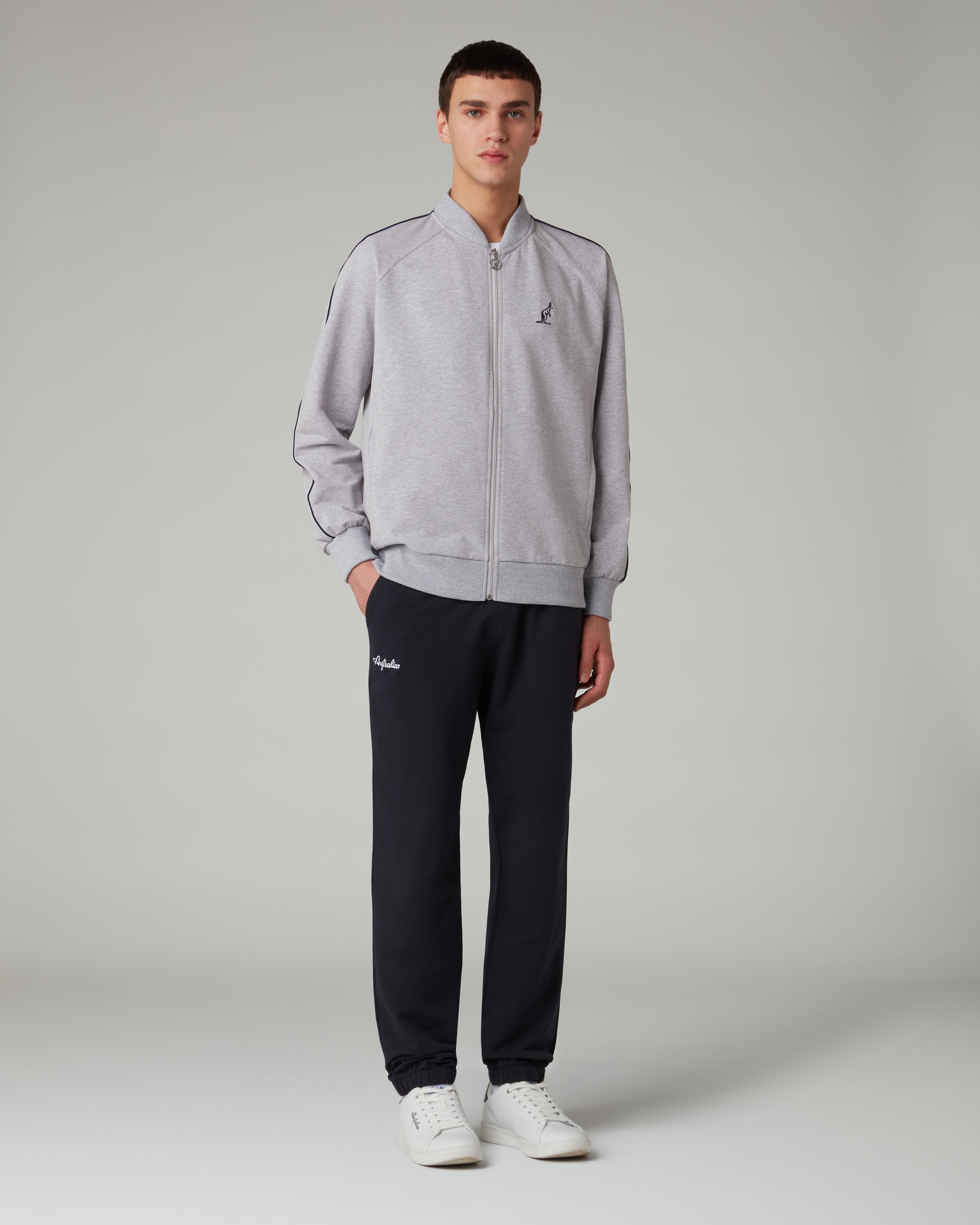 australian-elegance-tracksuit-tuta-grigio-melange image 1