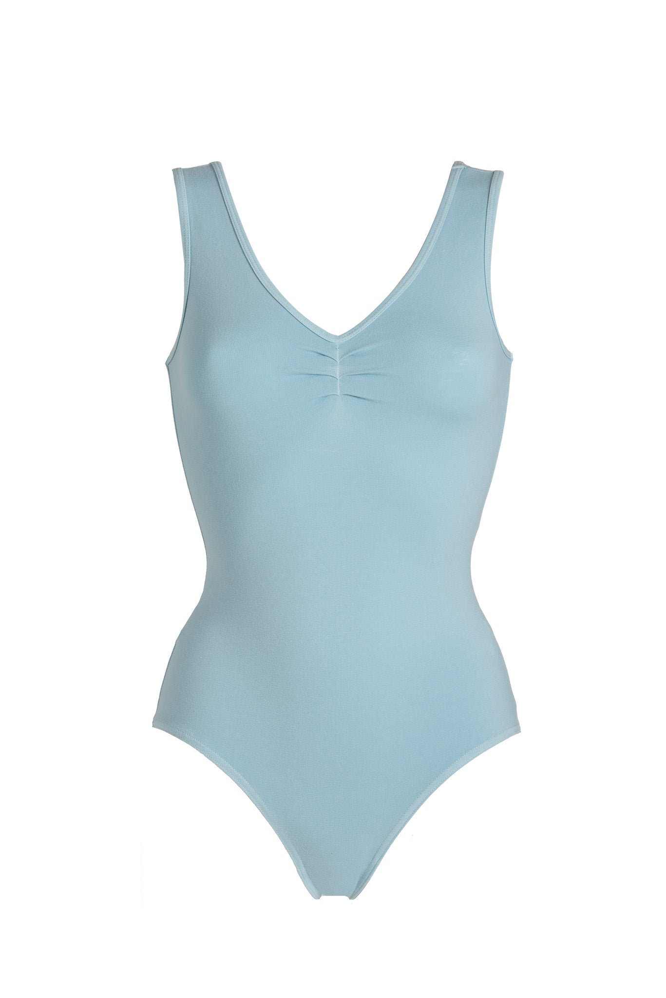 deha-body-canotta-scollo-a-v-blu image 1