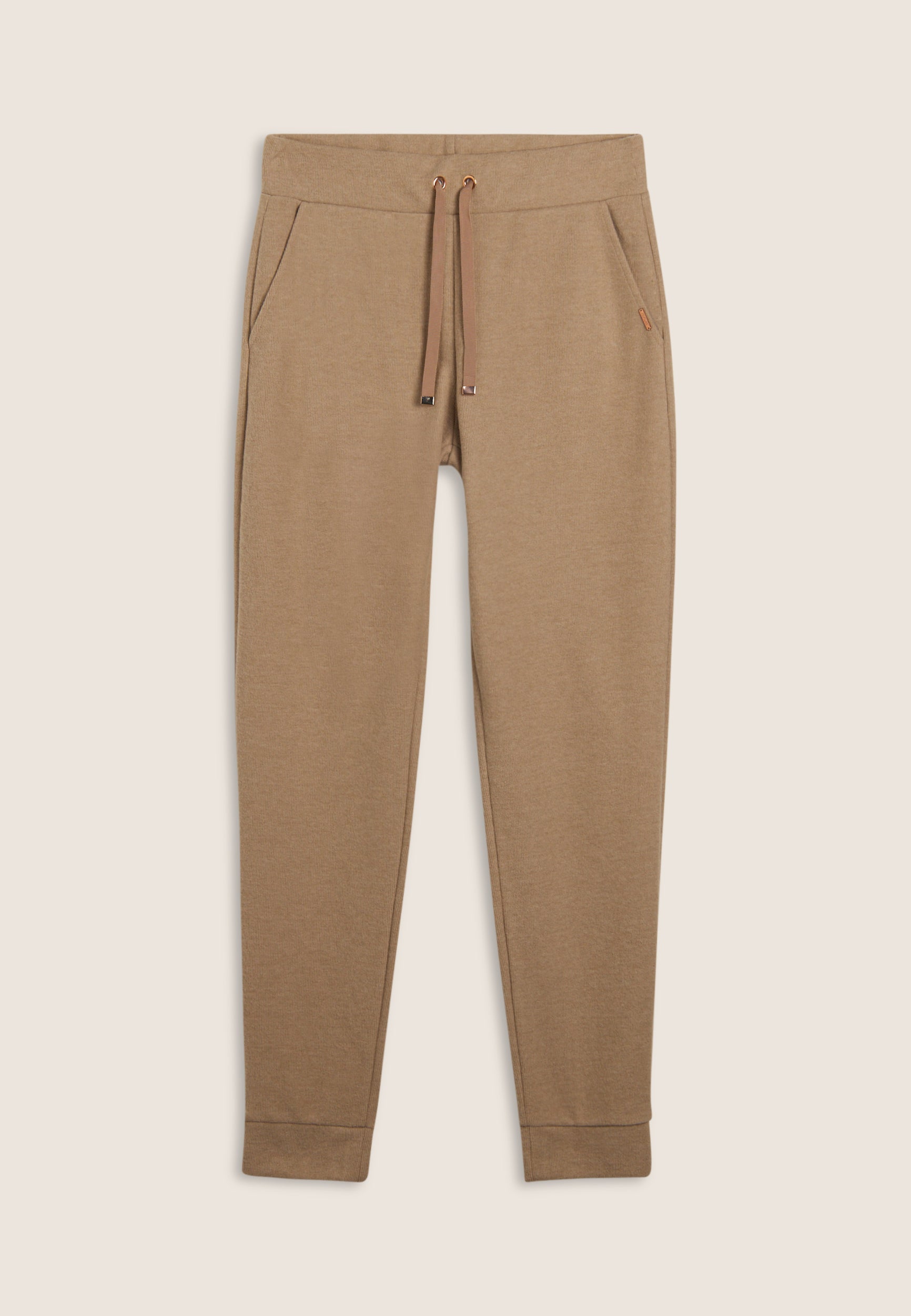 freddy-pantaloni-donna-effetto-tricot-con-polsini-felpa-garzata image 5