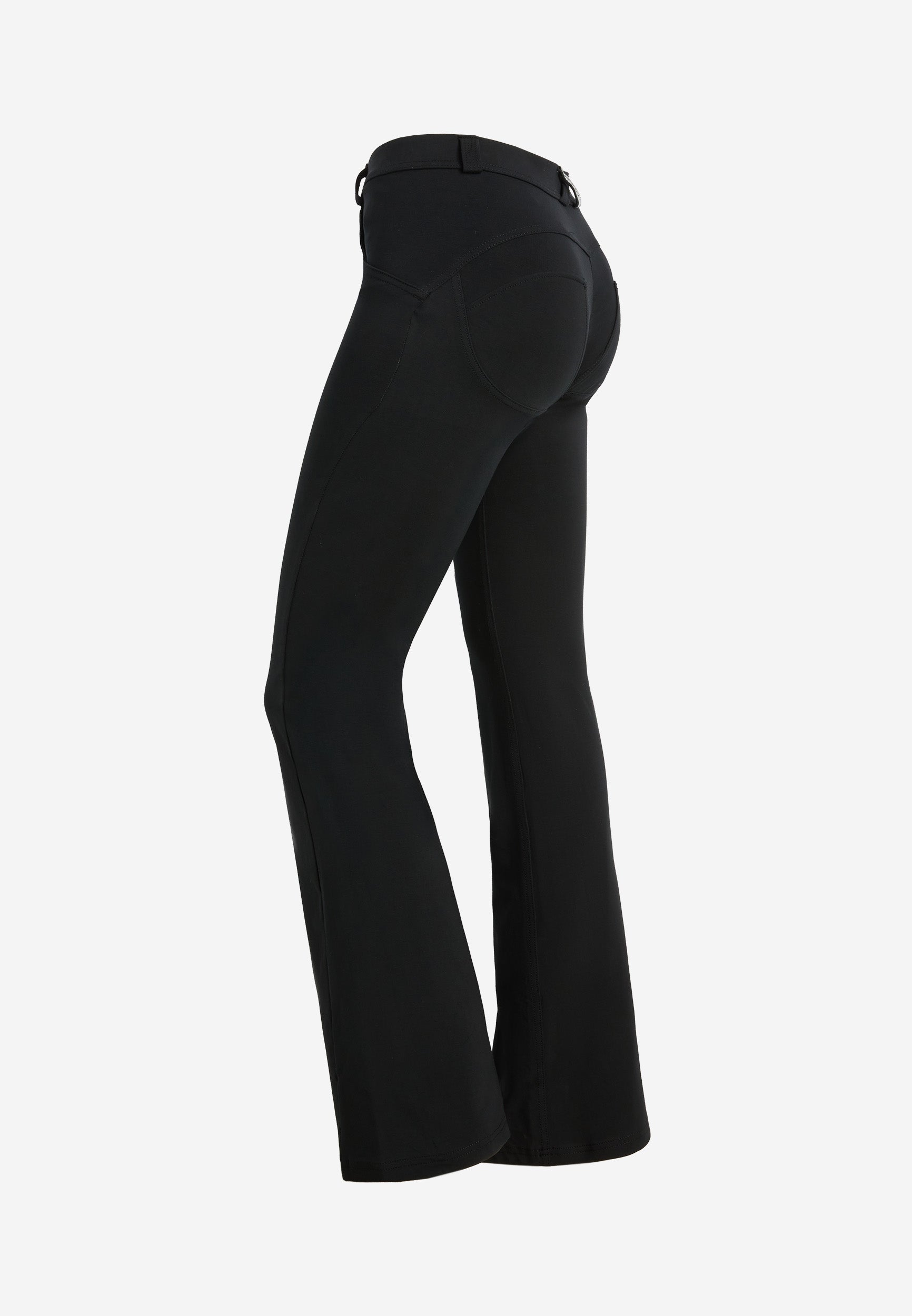 freddy-wr-up-pantaloni-push-up-vita-regular-fondo-flare-in-cotone image 7