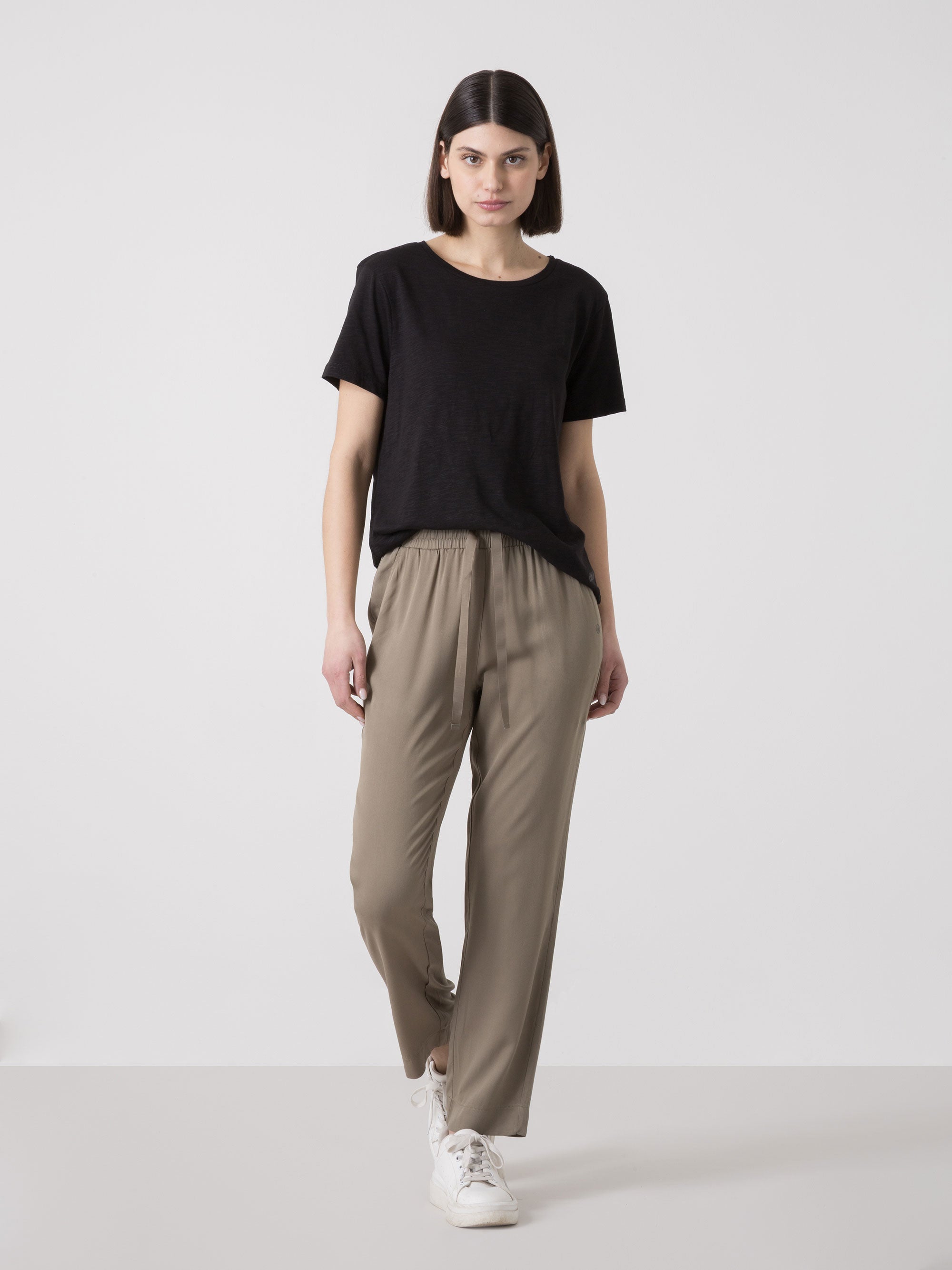 dimensione-danza-pantalone-donna-viscosa-popeline-vita-elastica-coulisse image 2