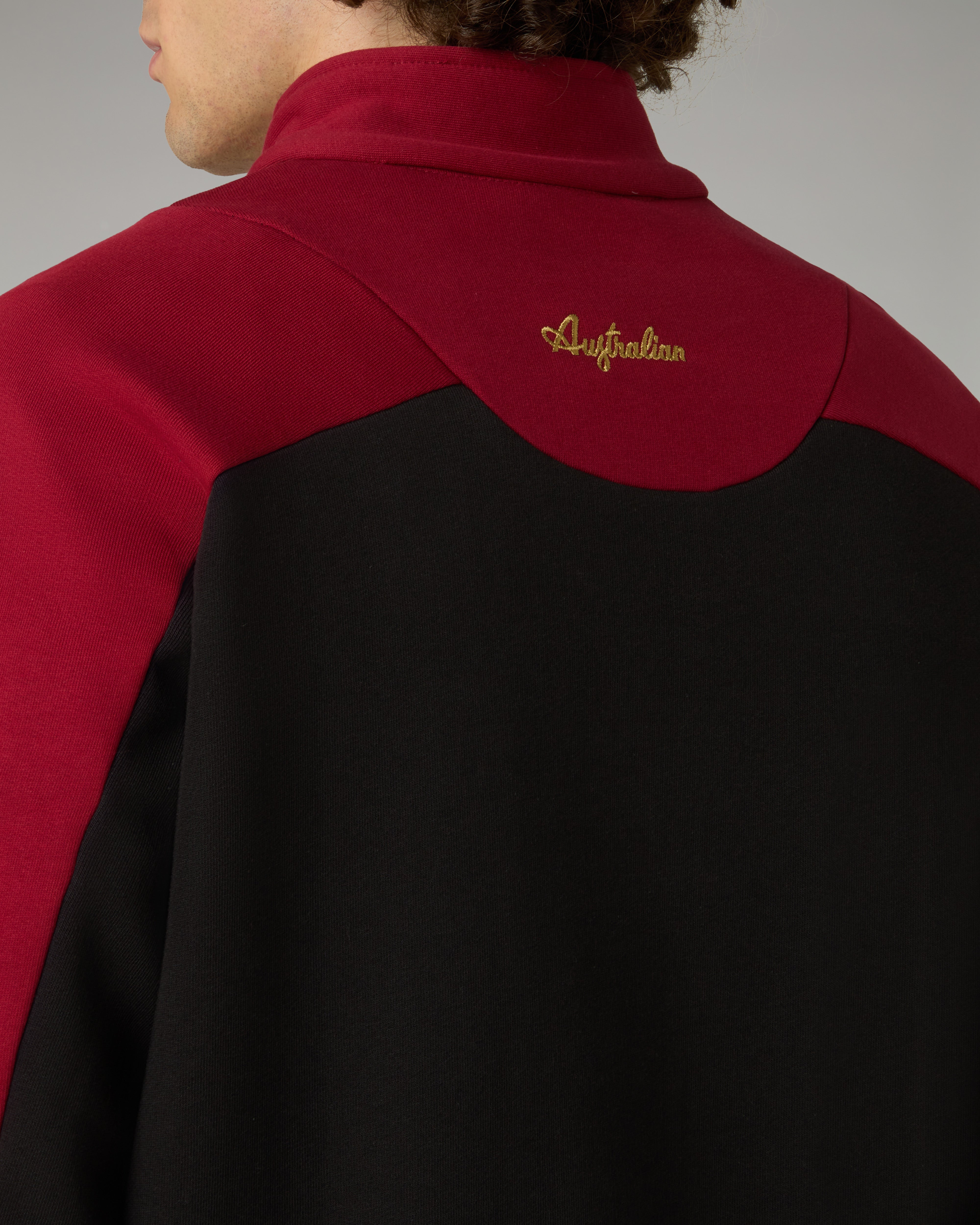 australian-arak-felpa-half-zip-mezza-zip-heritage image 5
