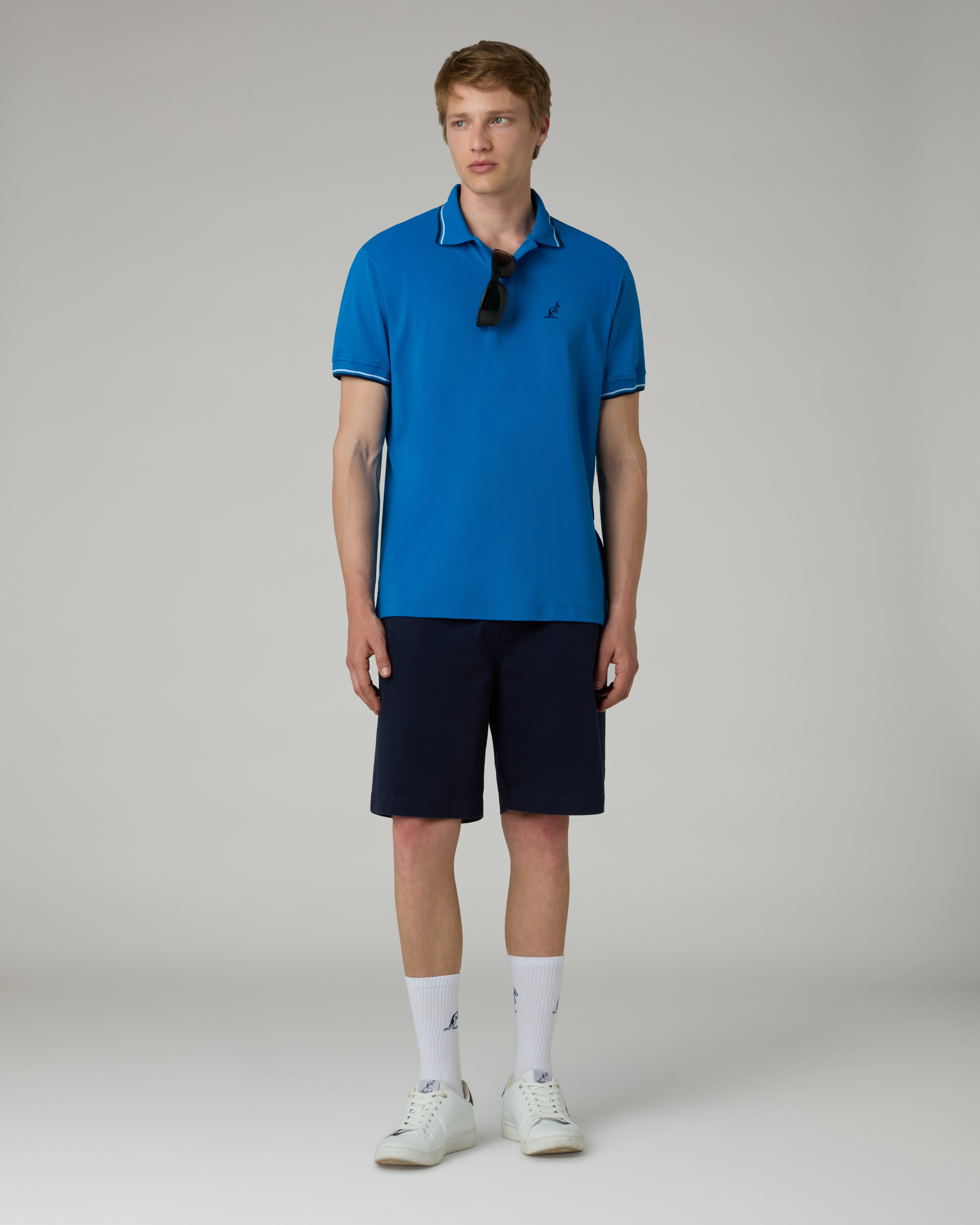 australian-doric-twill-short-short-cotone-uomo-eclipse-blue image 3