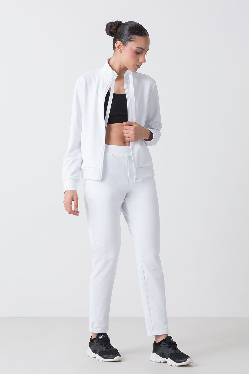 dimensione-danza-basic-giacca-full-zip-in-felpa-stretch-non-garzata-collo-alto image 2