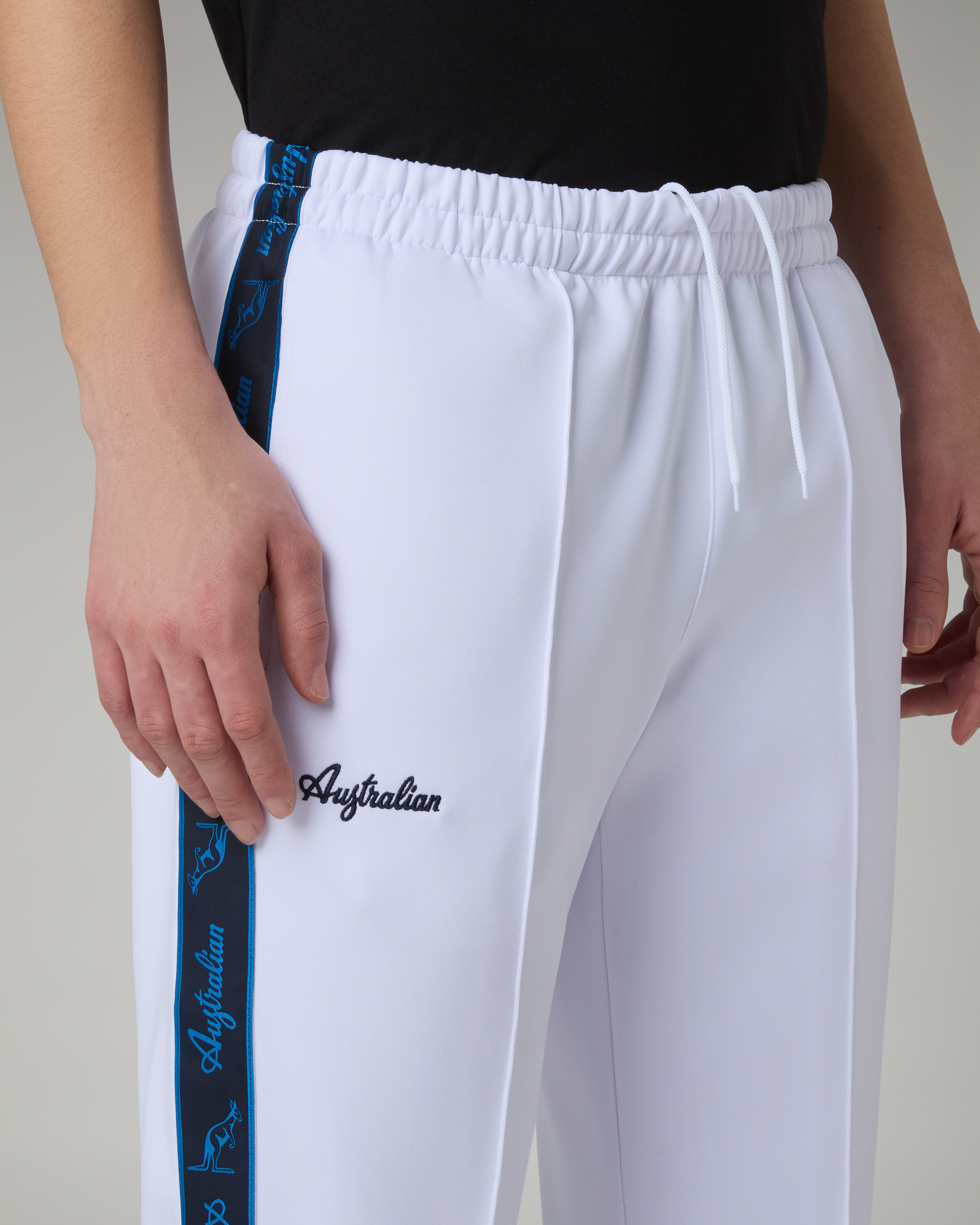 australian-blue-tape-tracksuit-tuta-shot-full-zip-bianco image 7