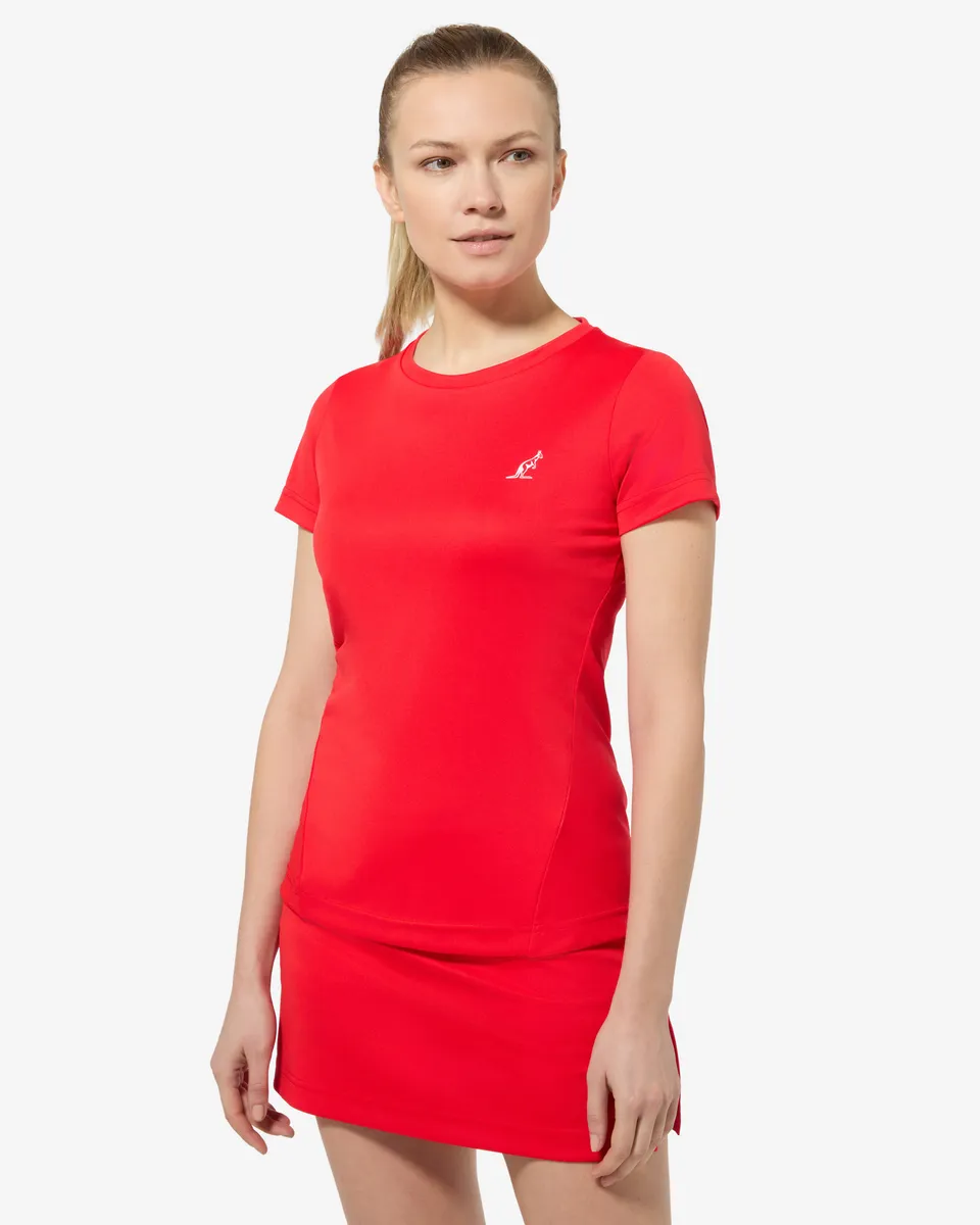 australian-essence-t-shirt-tennis-t-shirt-tecnica-ace-rosso-vivo-made-in-italy image 1