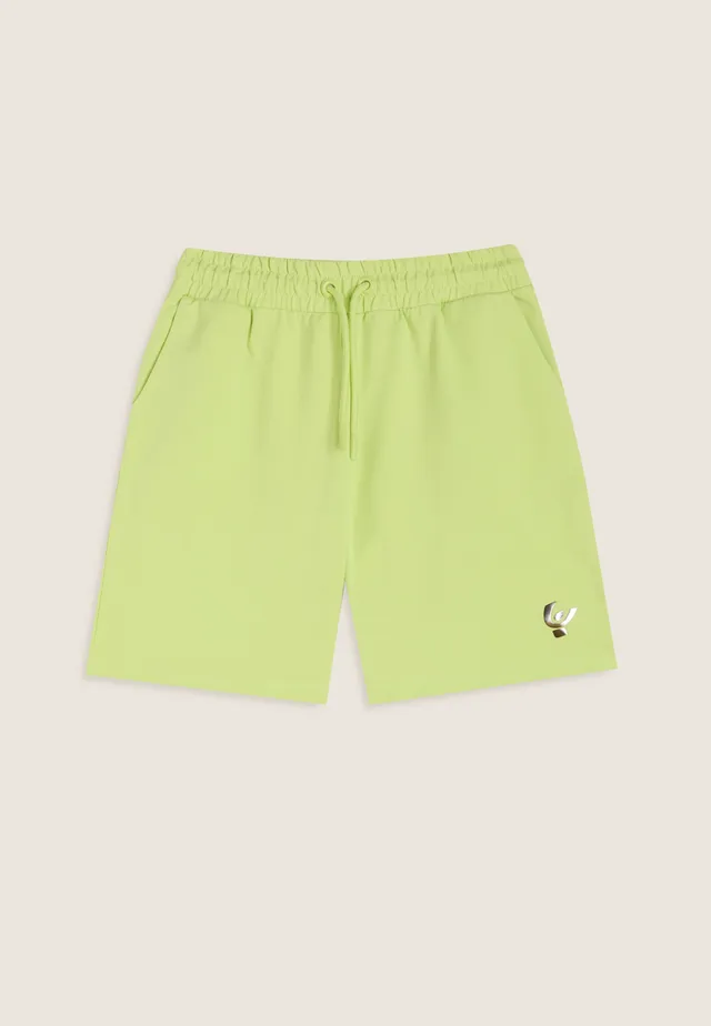 freddy-pantaloni-corti-bambina-bermuda-cotone-con-logo-argento image 1