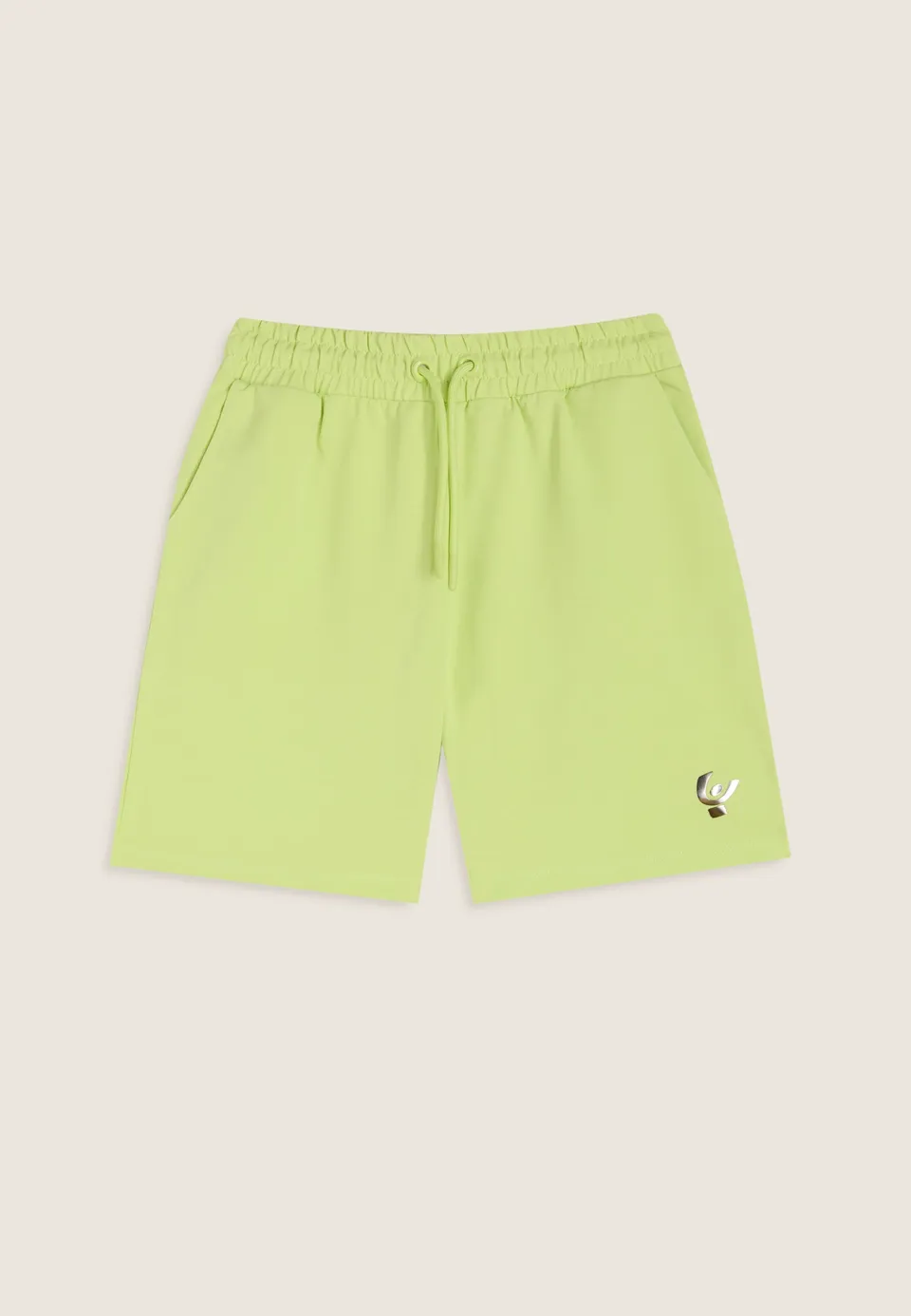 freddy-pantaloni-corti-bambina-bermuda-cotone-con-logo-argento image 1