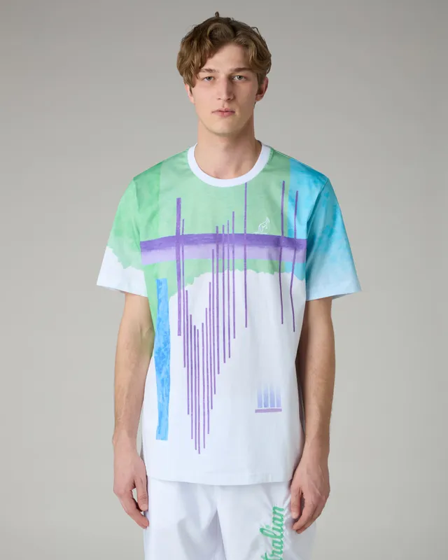 australian-goran-t-shirt-in-cotone-logo-ricamato-made-in-italy image 1