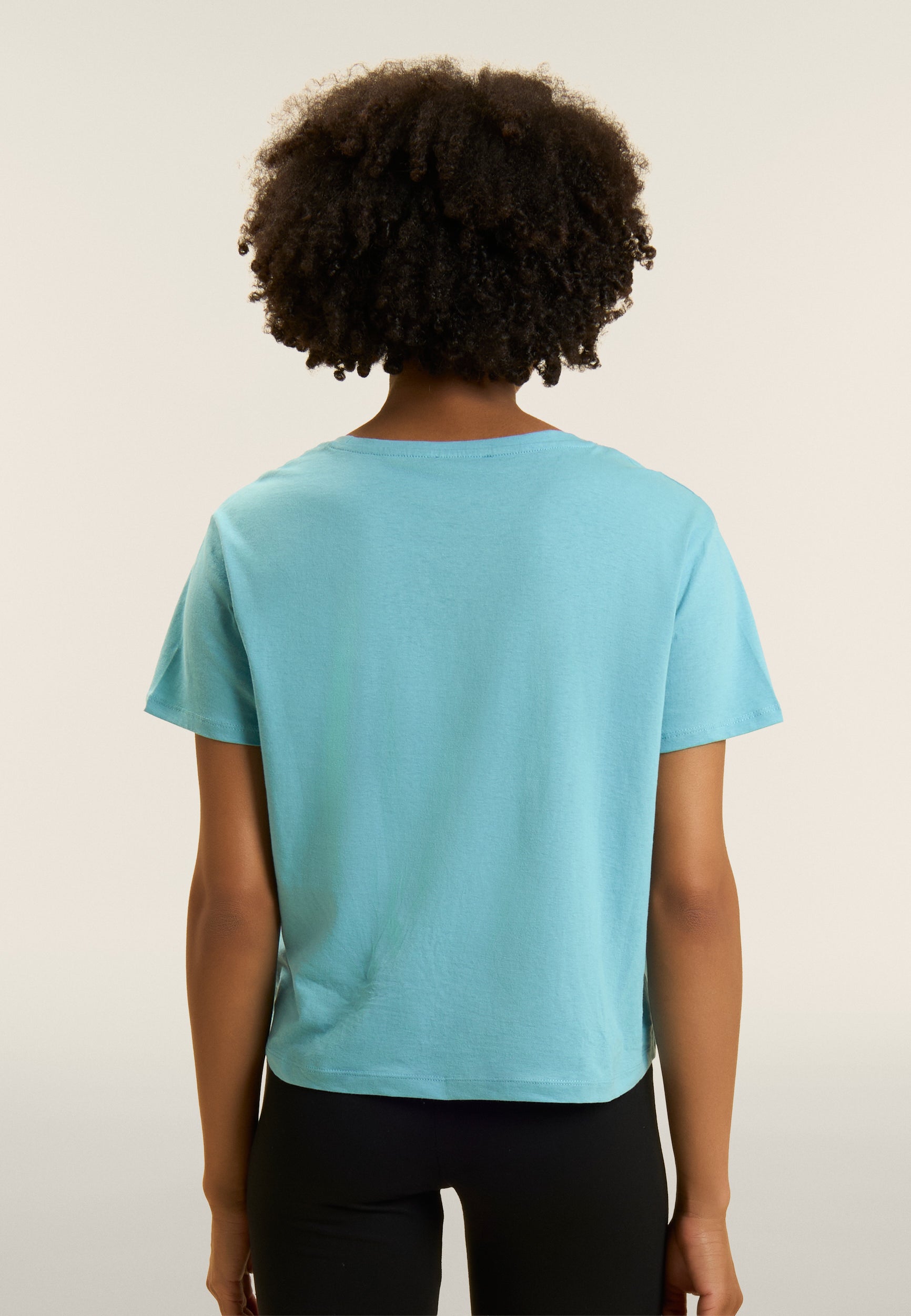 freddy-t-shirt-manica-corta-cropped-con-piccolo-logo-t-shirt-donna-cotone image 3