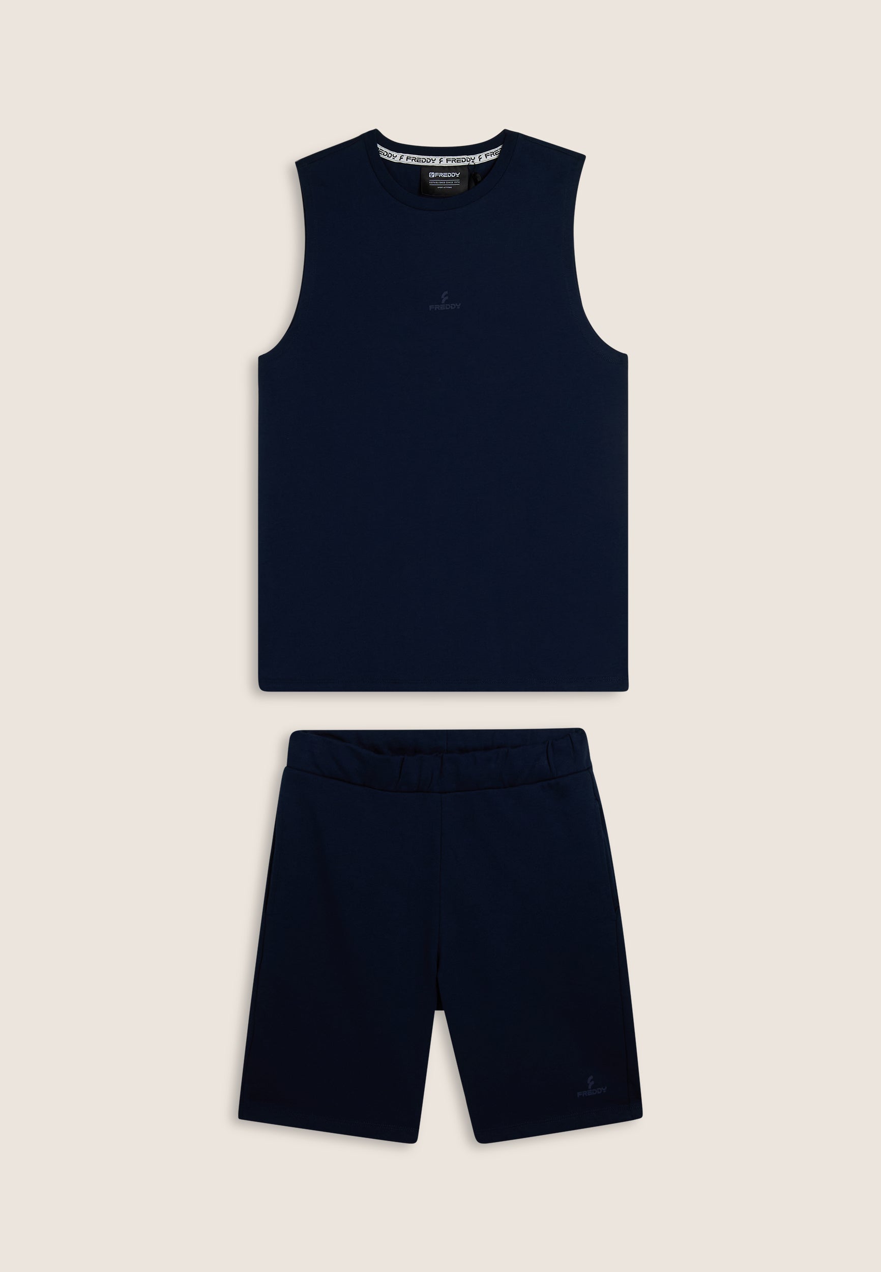 freddy-completo-sportivo-cotone-top-bermuda-donna image 4