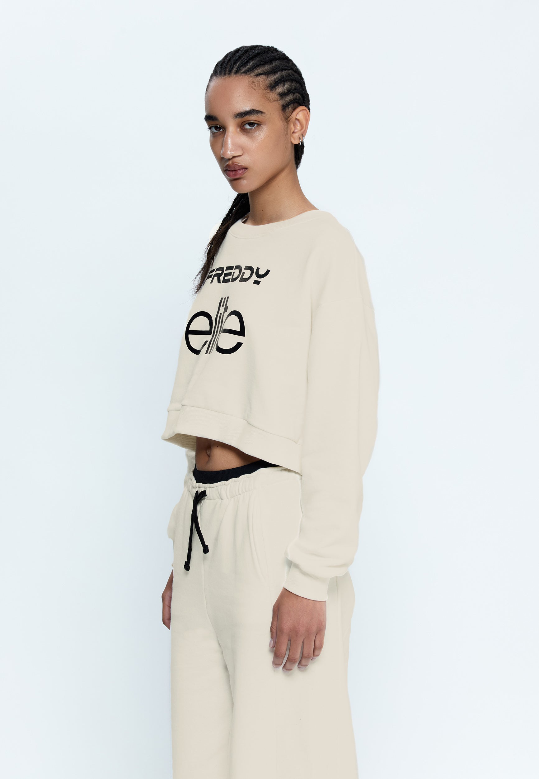 freddy-felpa-donna-cropped-comfort-fit-elite-100-cotone image 4
