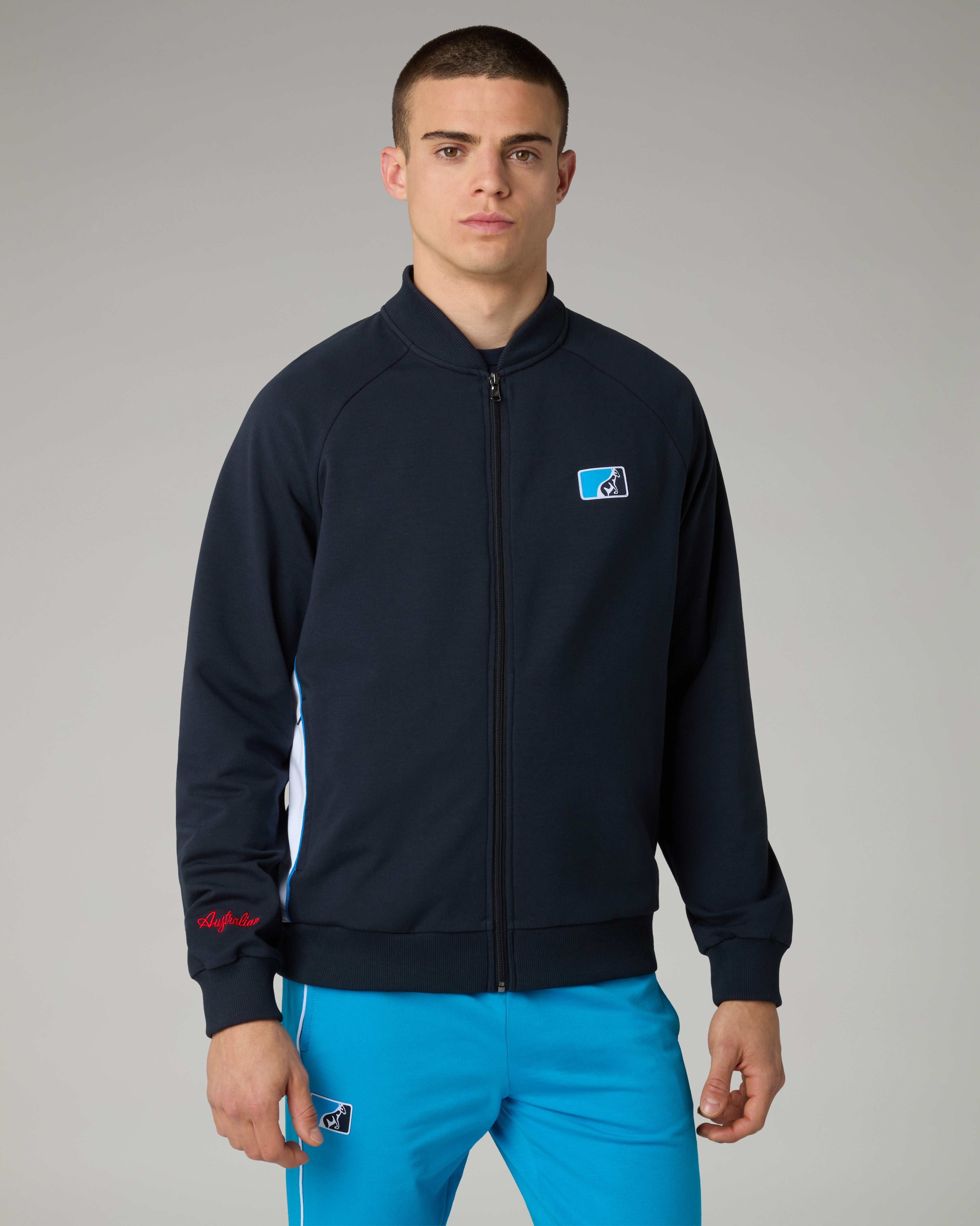australian-league-track-jacket-giacca-felpa-uomo-blu-navy image 1