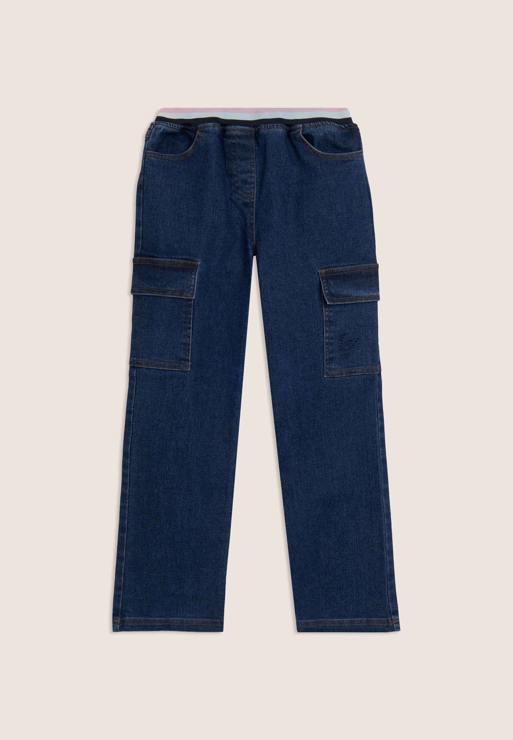freddy-jeans-junior-cargo-regular-fit-denim-elasticizzato-bambina image 1