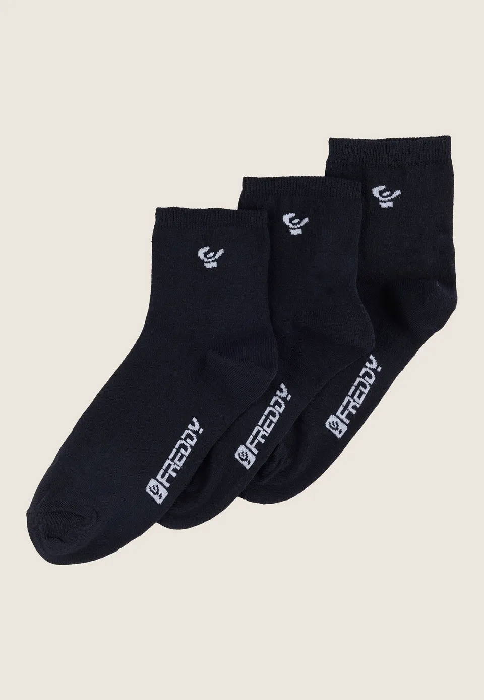 freddy-pack-3-calzini-alla-caviglia-donna-in-misto-cotone image 1