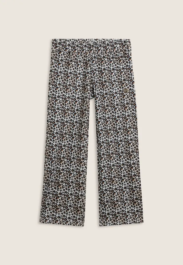freddy-pantaloni-bambina-animalier-in-tessuto-tecnico image 1
