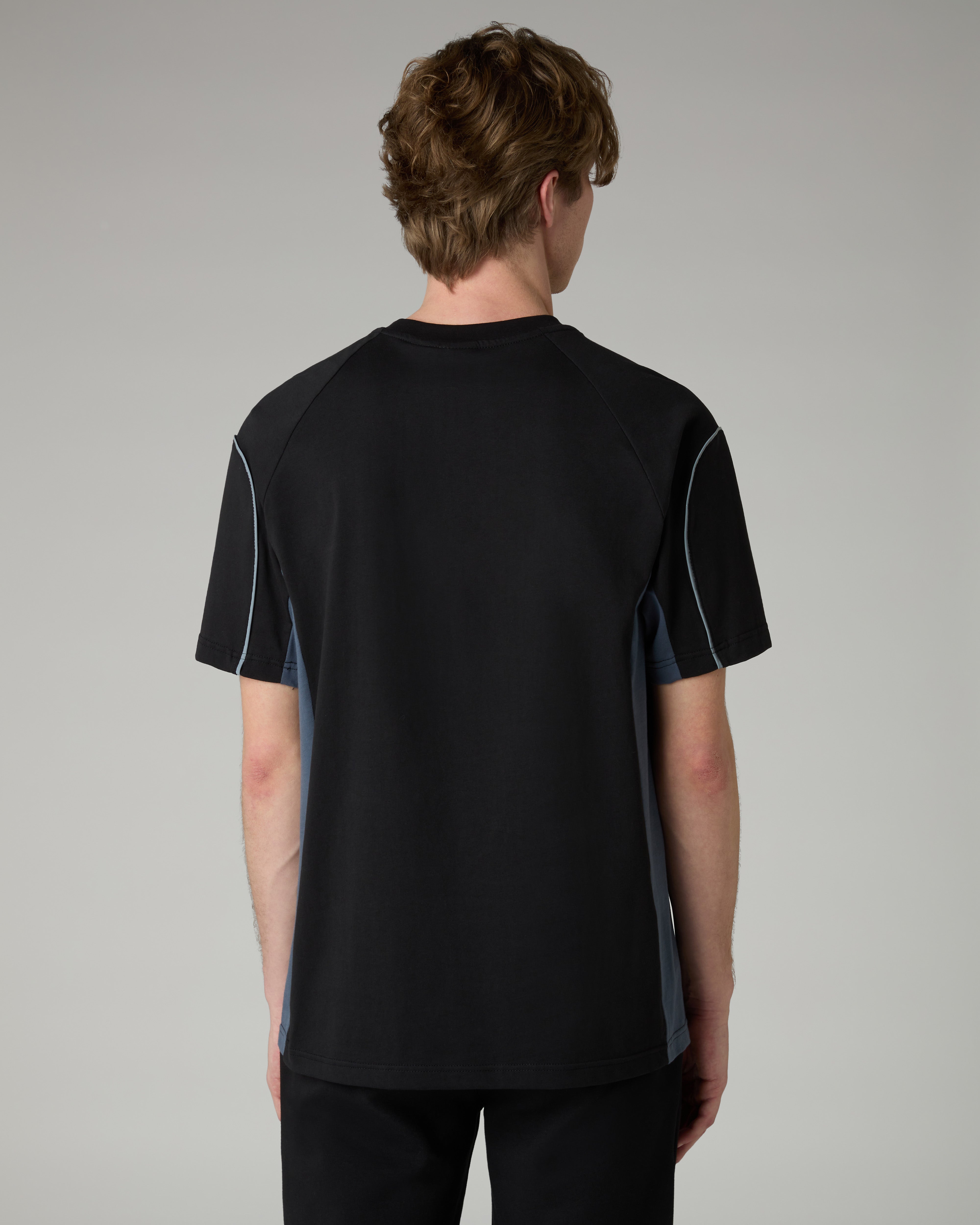 australian-nocturna-t-shirt-cotone-regular-fit-nero-made-in-italy image 3