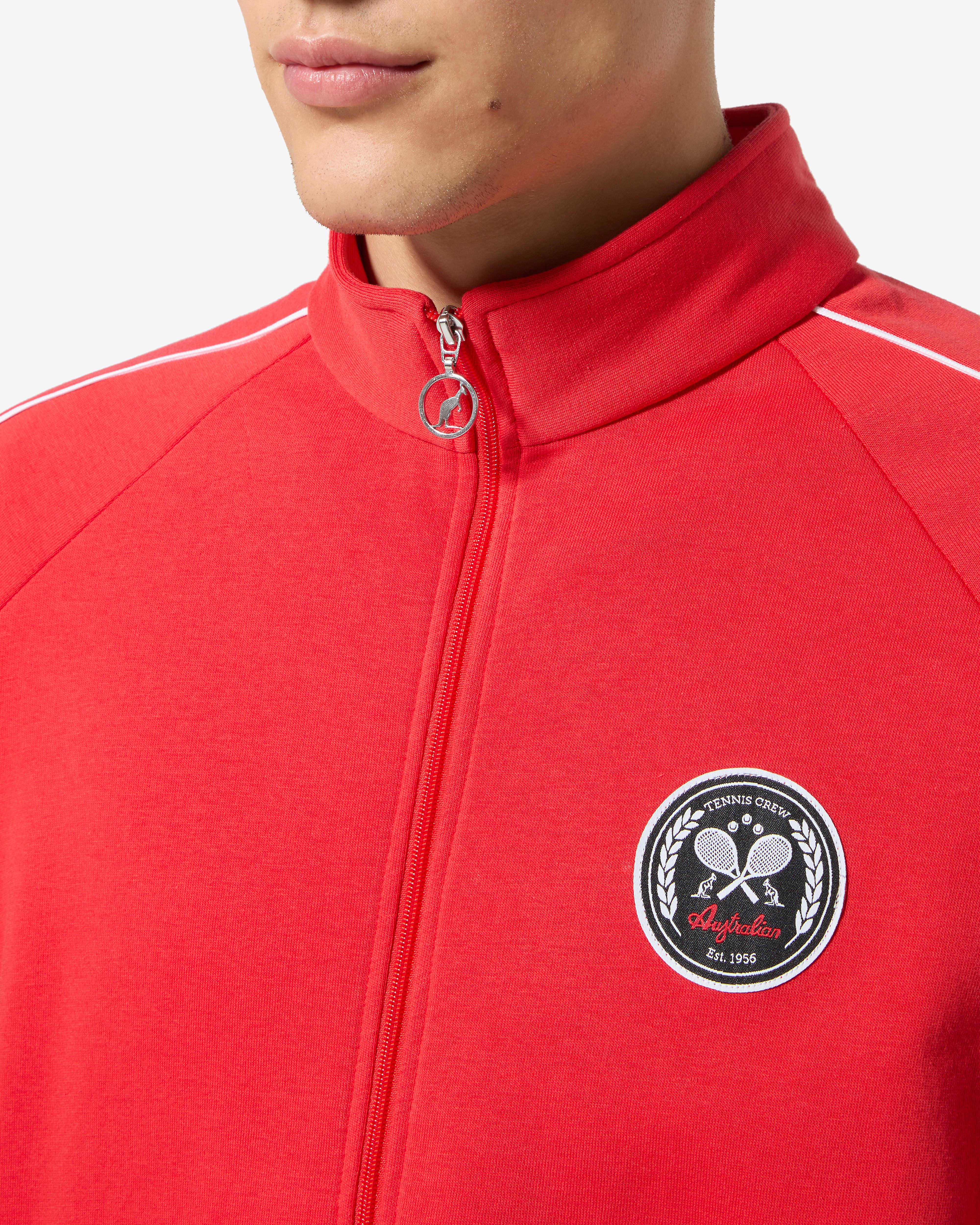 australian-tennis-crew-track-jacket-giacca-felpa-uomo-rossa image 4
