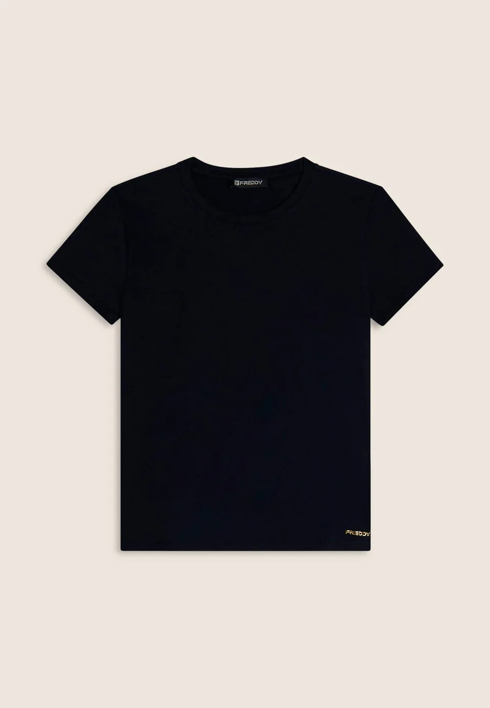 freddy-t-shirt-donna-in-cotone-stretch-a-maniche-corte image 1