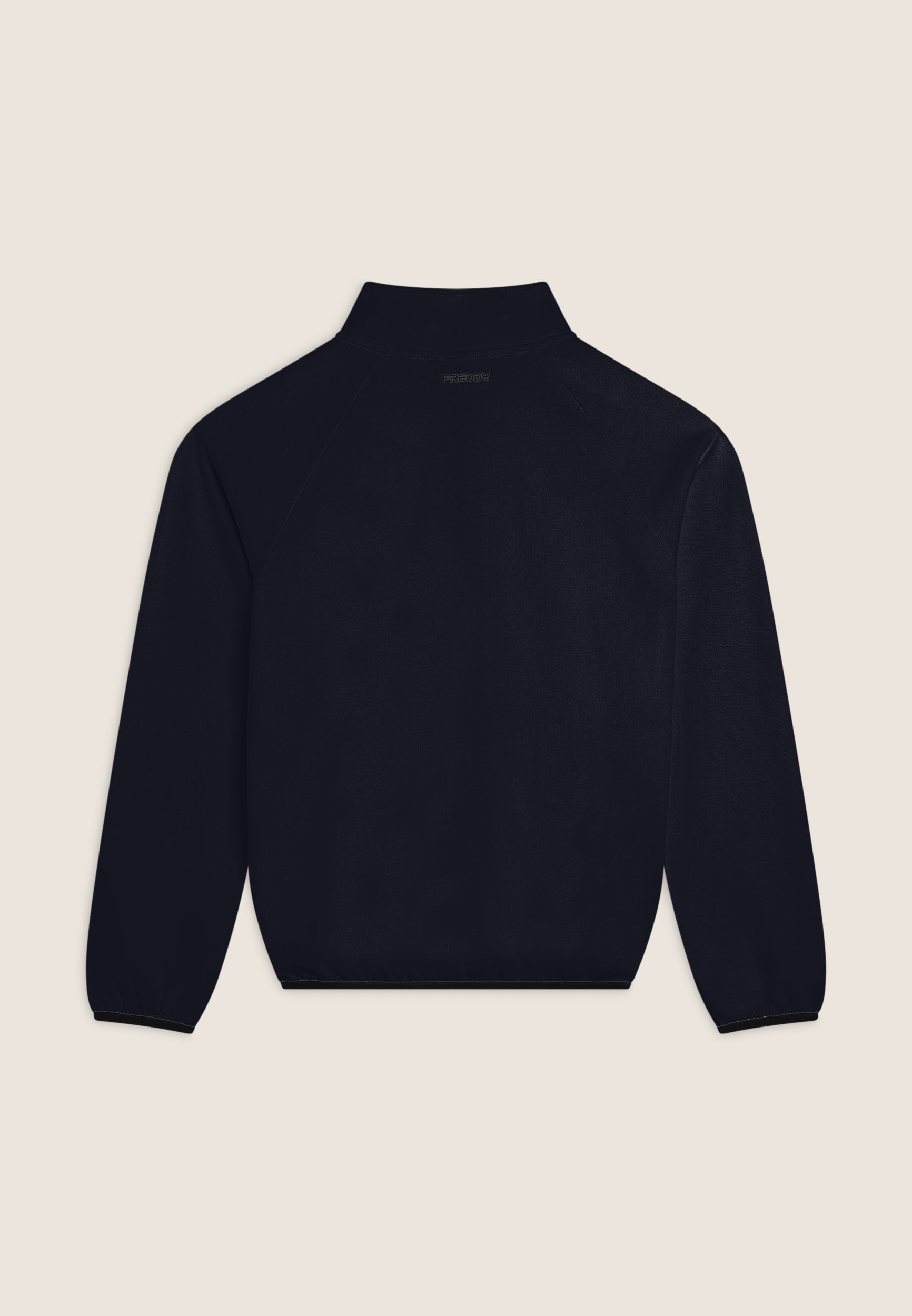 freddy-felpa-uomo-con-zip-e-collo-alto-maniche-raglan image 2