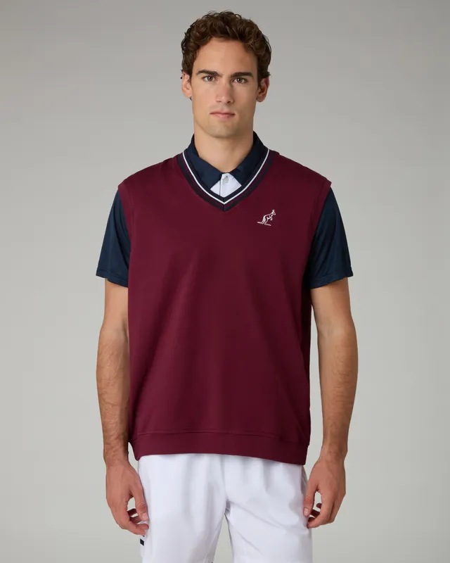 australian-heritage-court-gilet-tennis-rubino-made-in-italy image 1