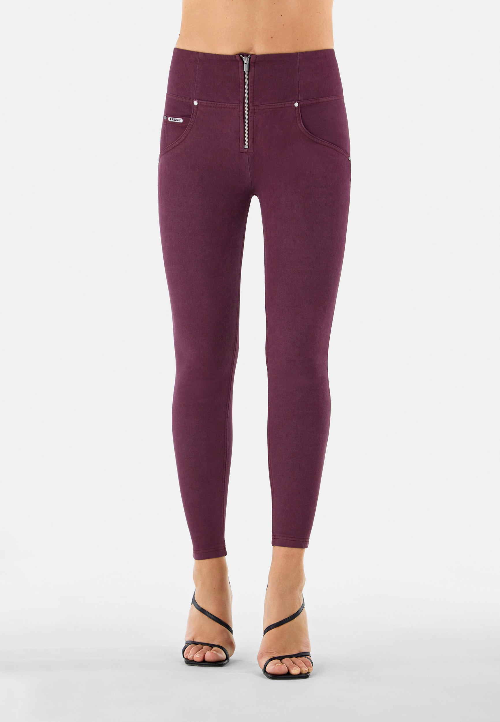 freddy-wr-up-pantaloni-vita-alta-superskinny-in-tessuto-navetta-ecologico image 2