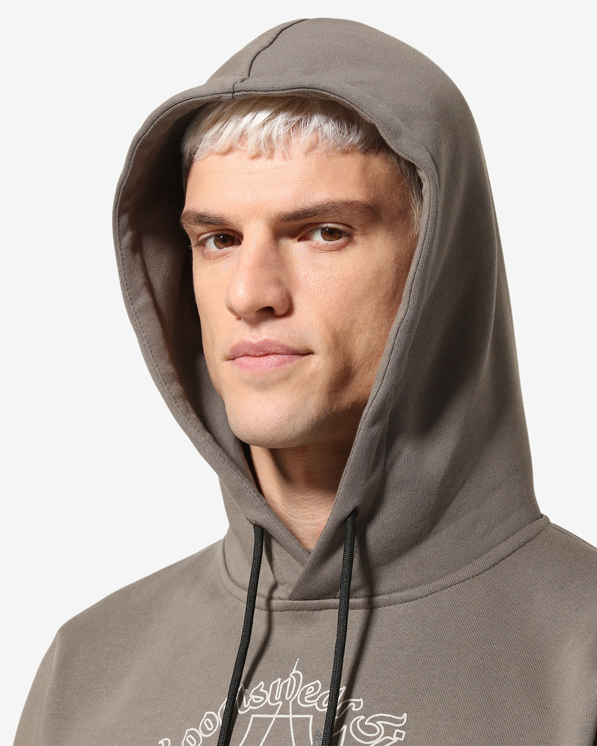 australian-archive-type-hoodie-felpa-cappuccio-ferro image 4