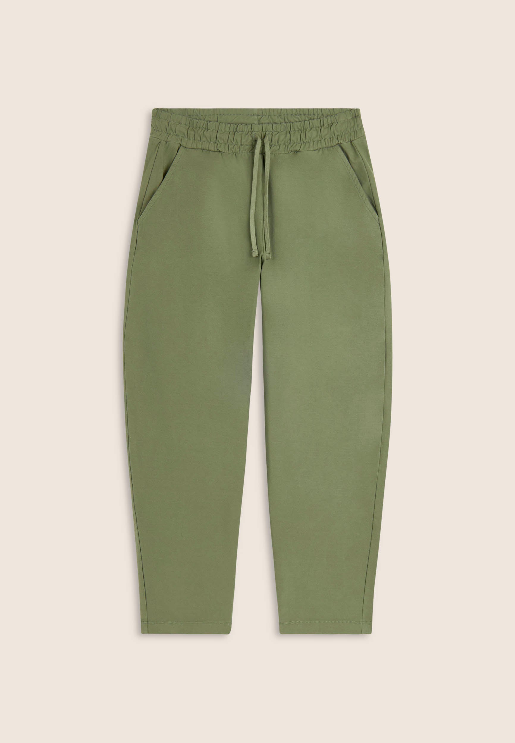 freddy-pantaloni-cropped-donna-in-felpa-di-cotone-effetto-vintage image 4
