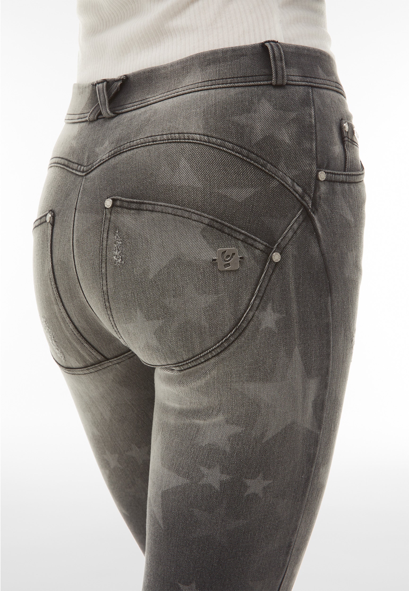 freddy-wr-up-jeans-donna-navetta-stampa-stelle-distressed-skinny image 4