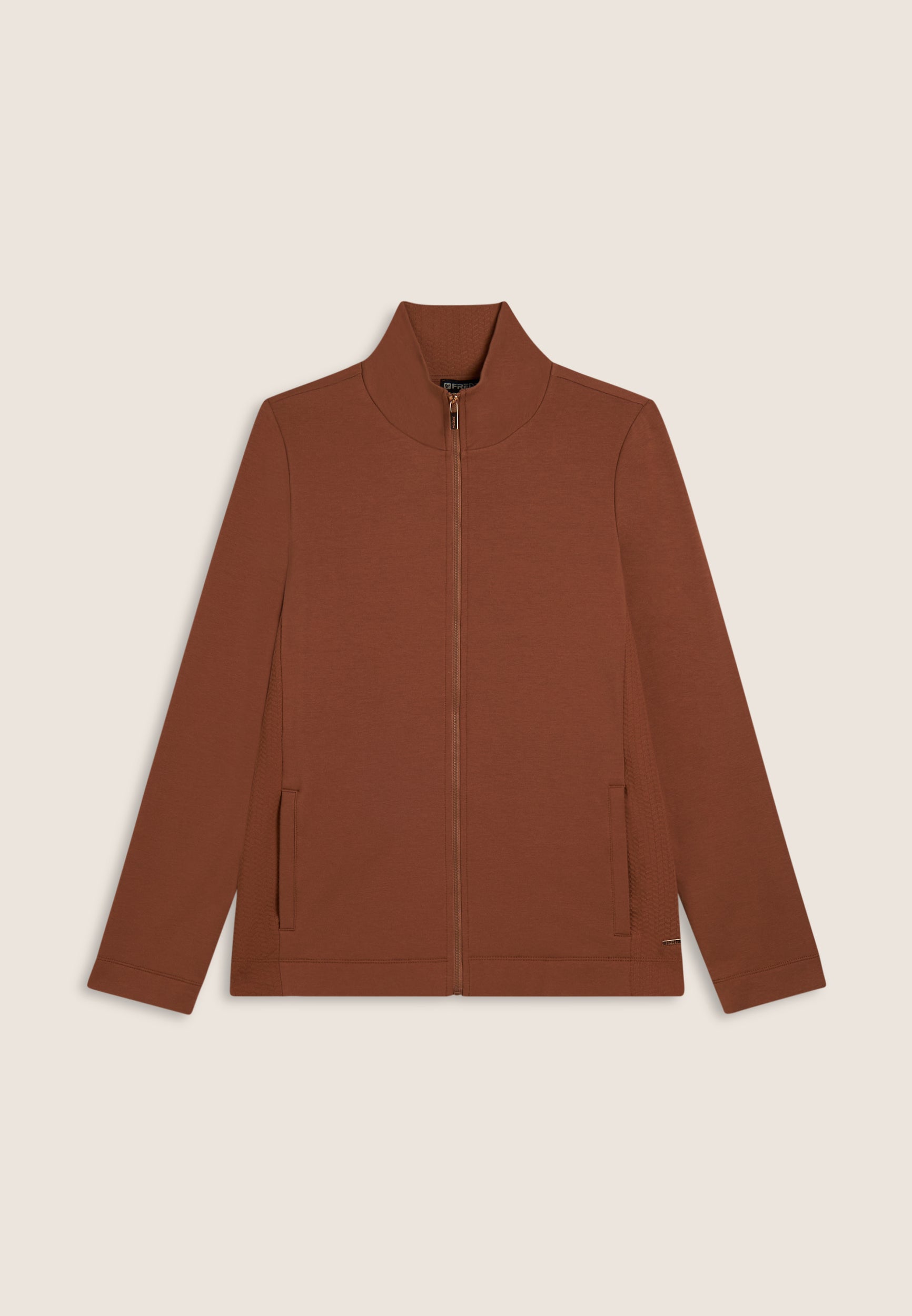 freddy-felpa-donna-full-zip-modal-con-inserti-micro-trecce image 8