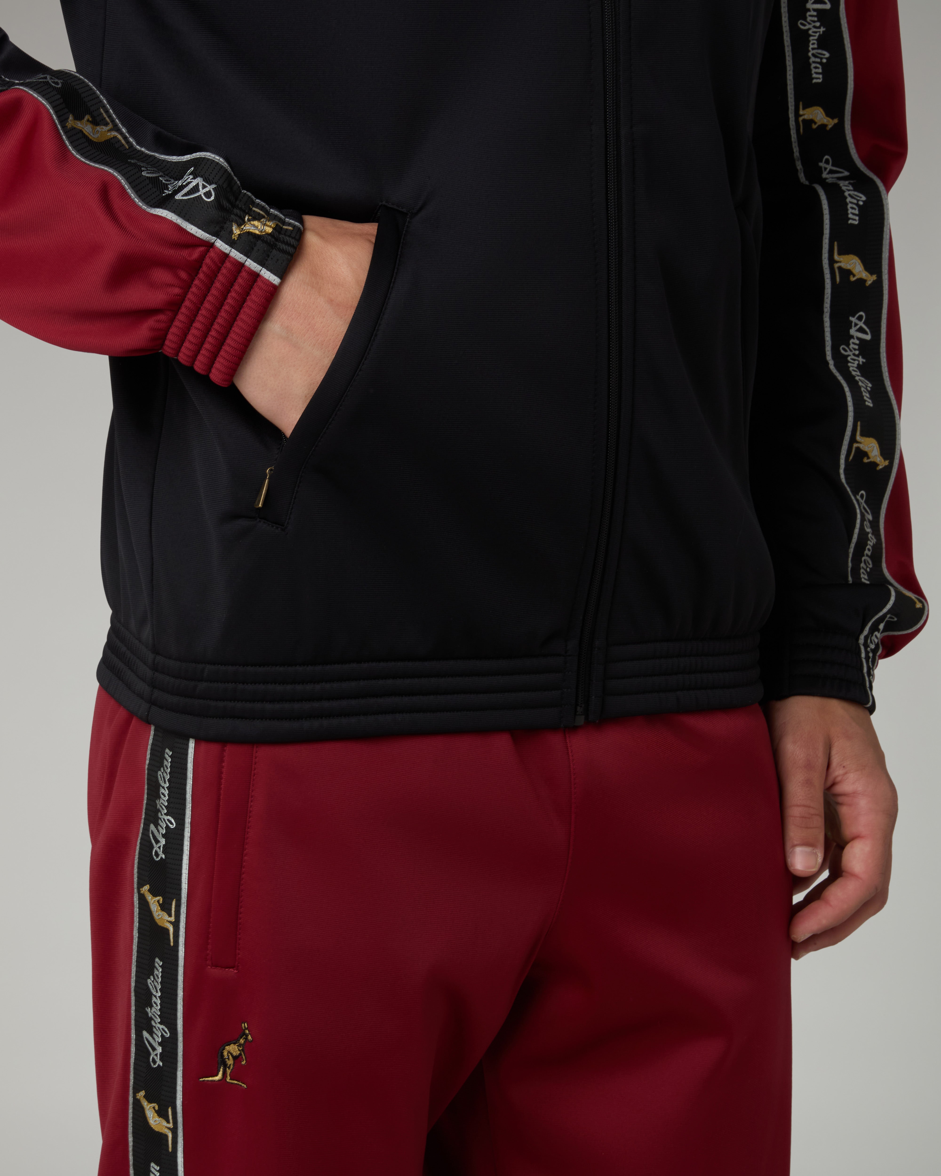 australian-duo-giacca-in-acetato-full-zip-nero image 5