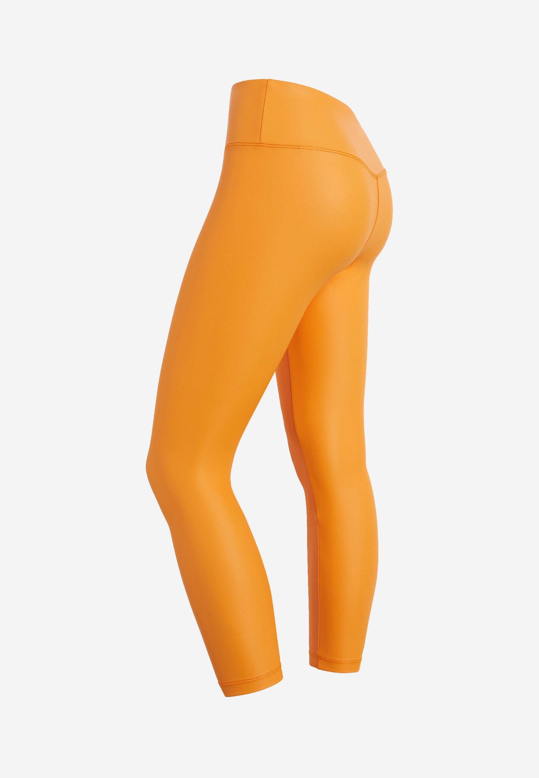 freddy-leggings-7-8-vita-alta-coated-effetto-pelle-leggings-donna image 2