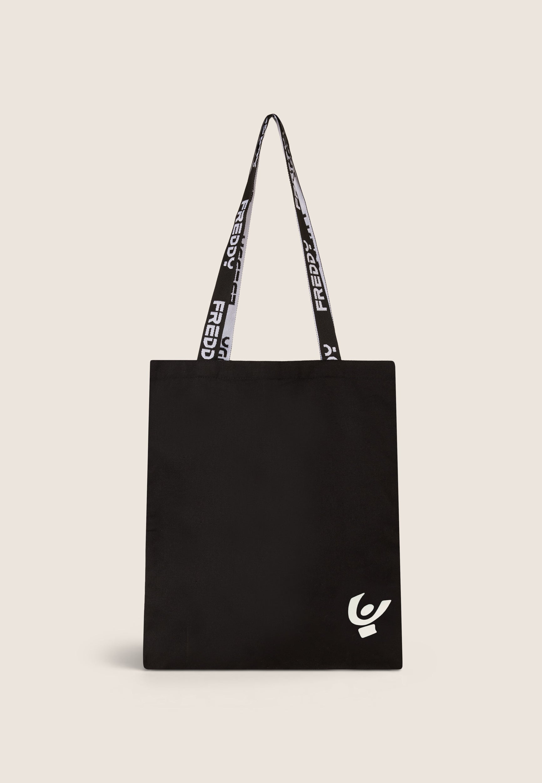 freddy-borsa-shopper-donna-tela-cotone-loghi-contrasto image 1