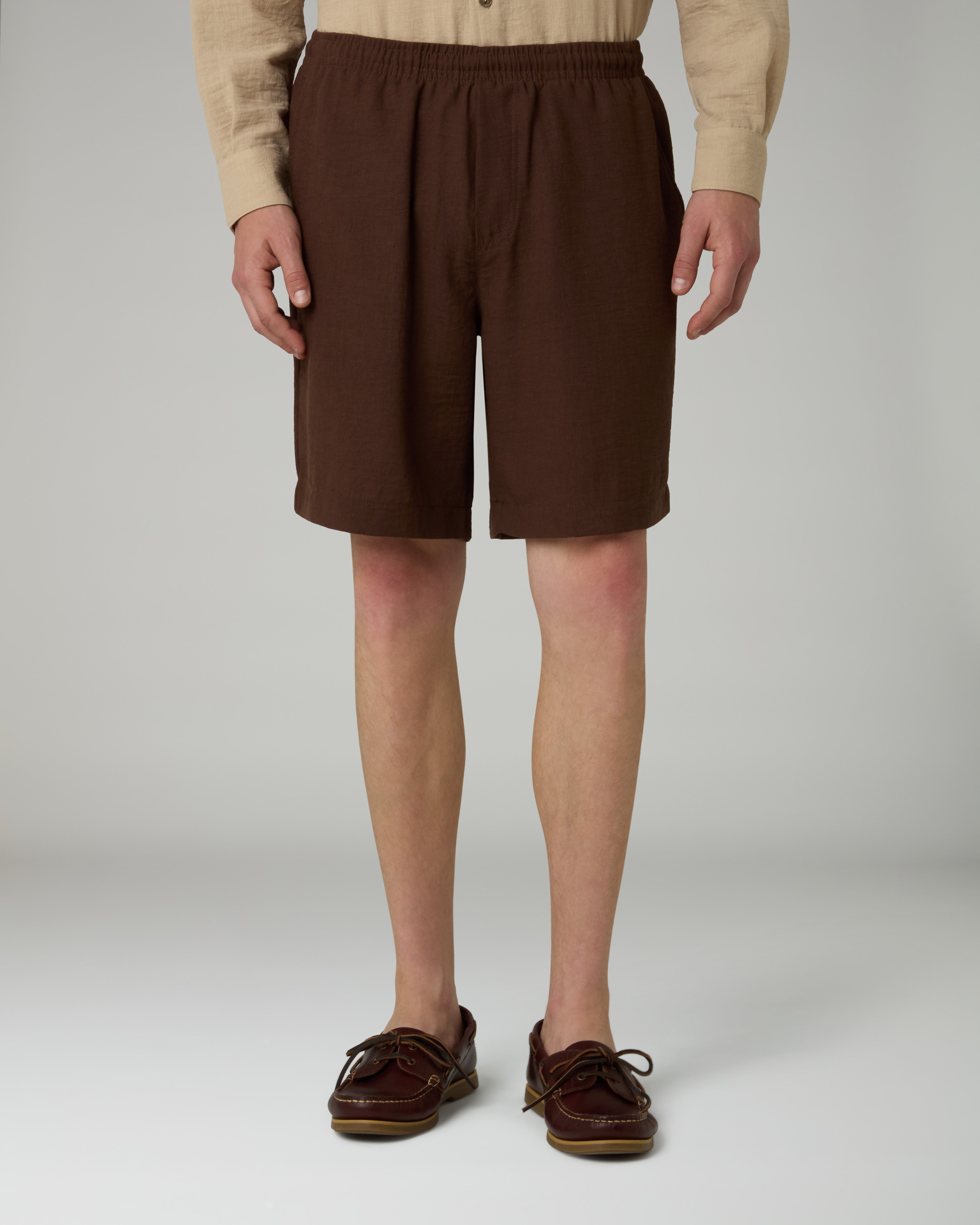 australian-doric-light-short-short-canvas-cacao image 1