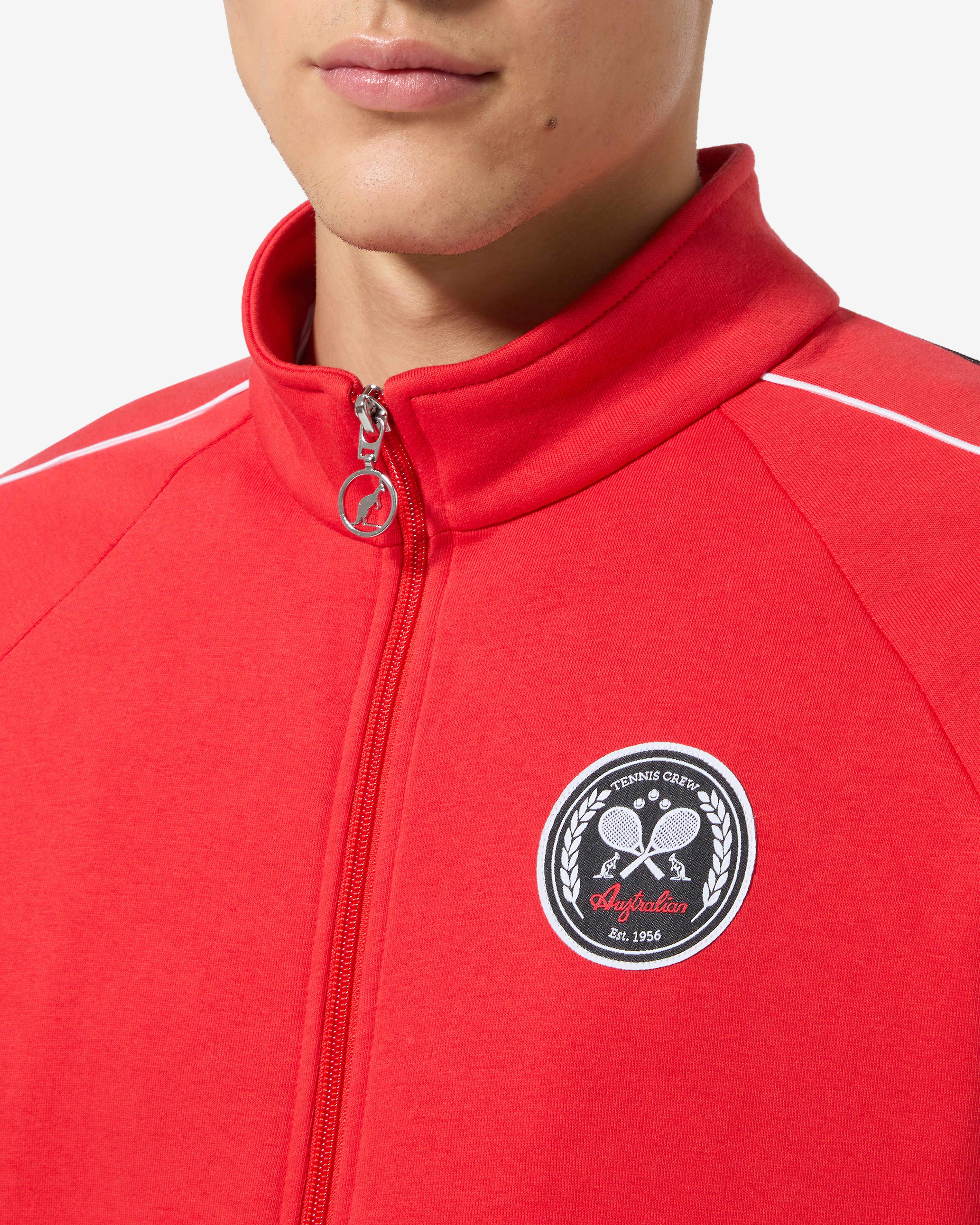 australian-tennis-crew-tracksuit-felpa-rosso-vivo image 4