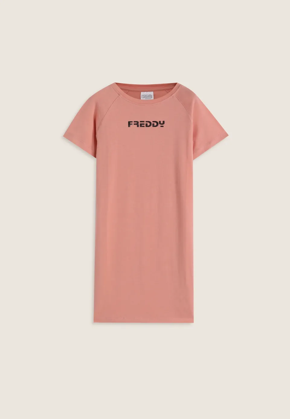 freddy-vestitino-bambina-maniche-corte-in-cotone-stretch image 1