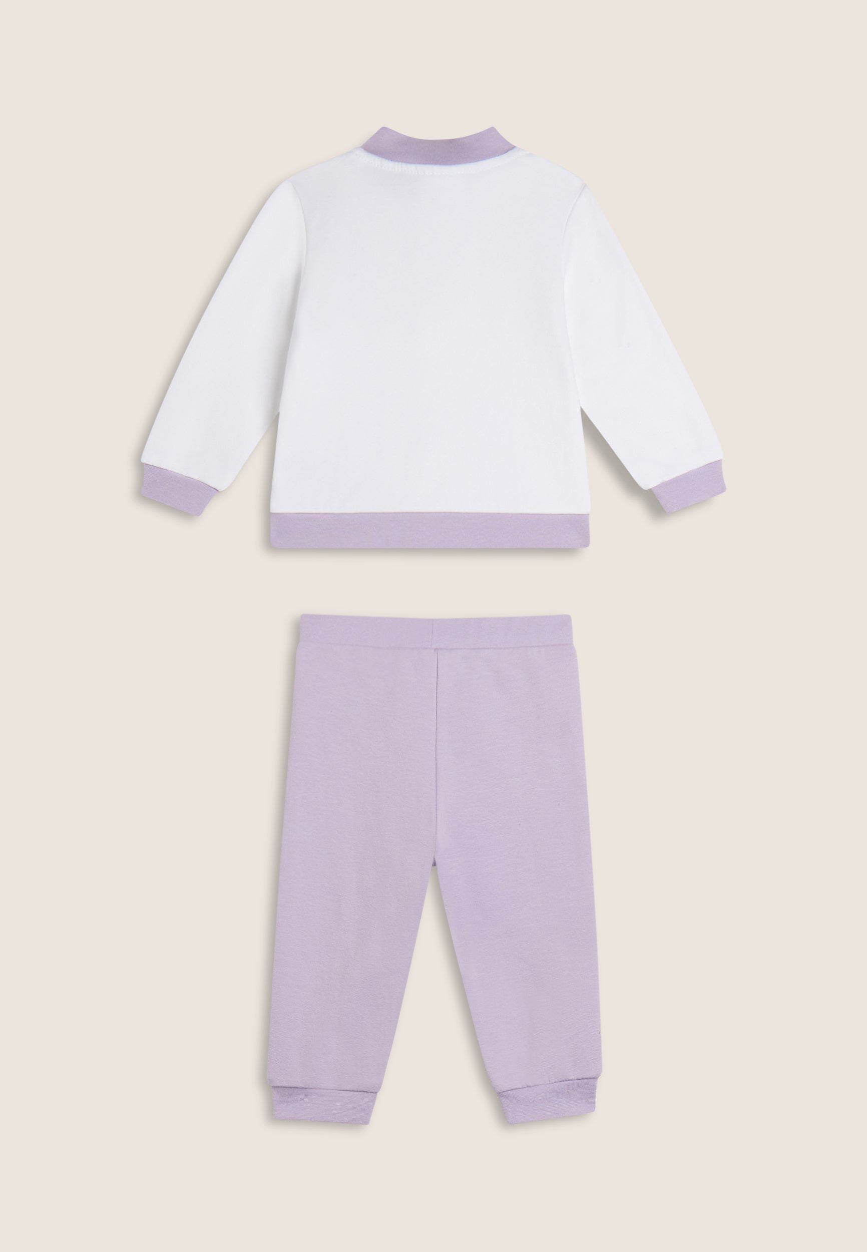 freddy-tuta-baby-in-cotone-elasticizzato-full-zip-con-logo-argento image 2