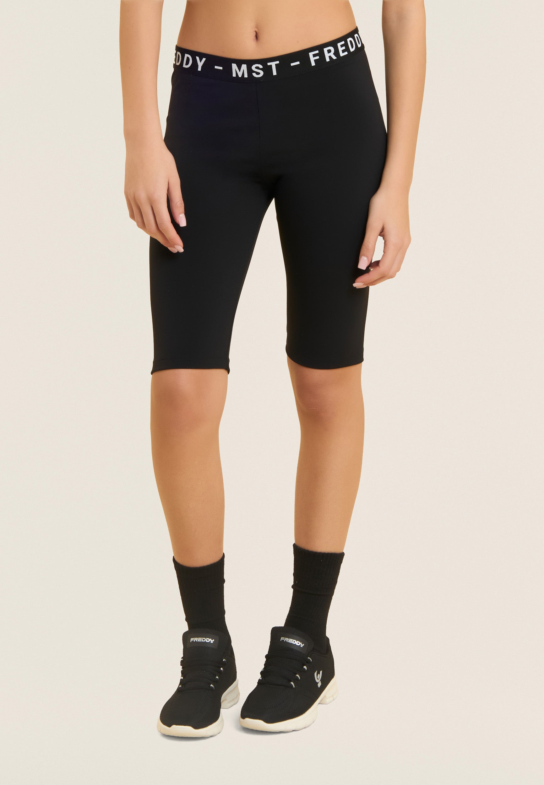 freddy-leggings-biker-donna-con-fascia-elastica-freddy-mst image 1