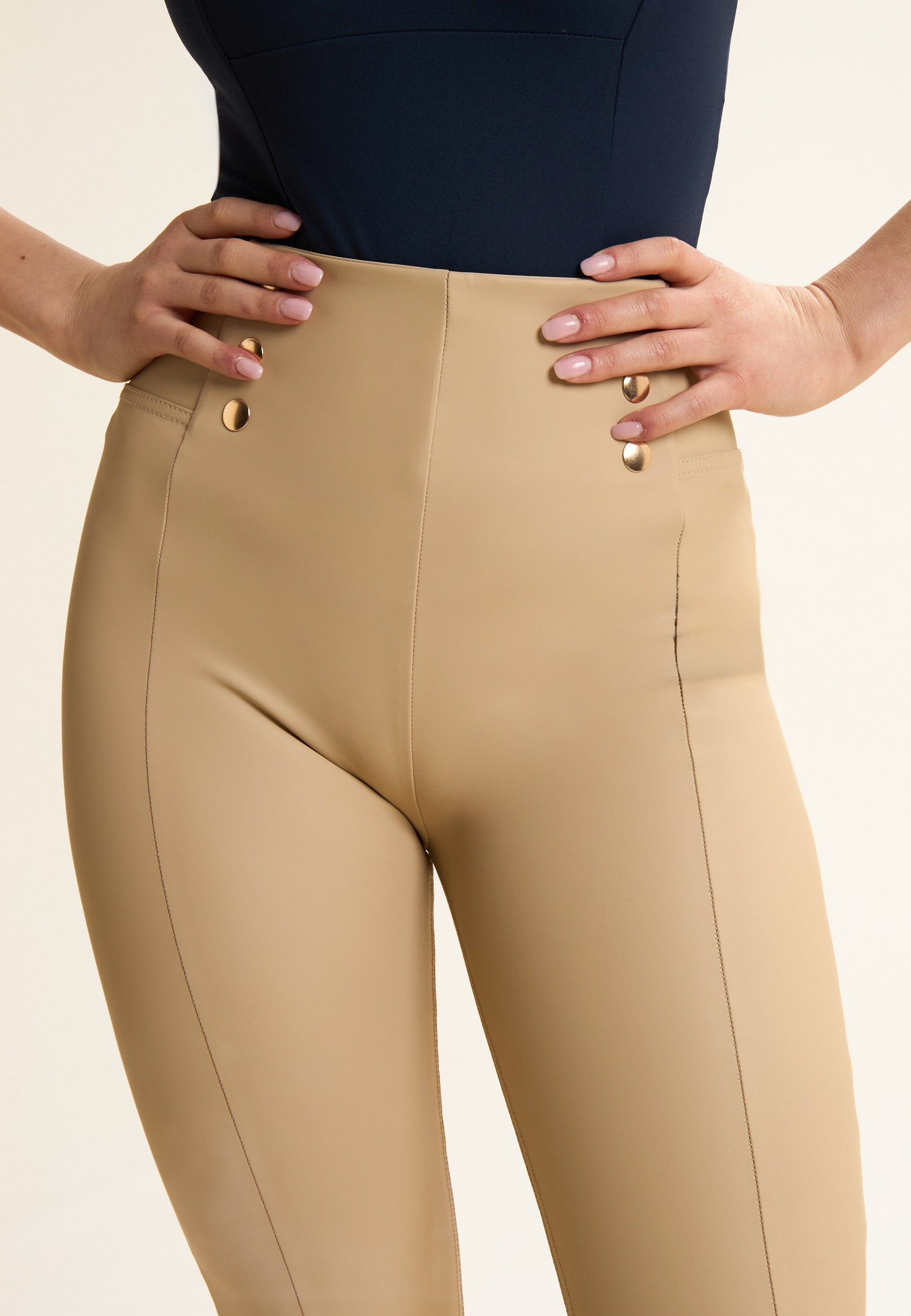 freddy-pantaloni-wr-up-similpelle-vita-alta-superskinny-con-bottoni image 5