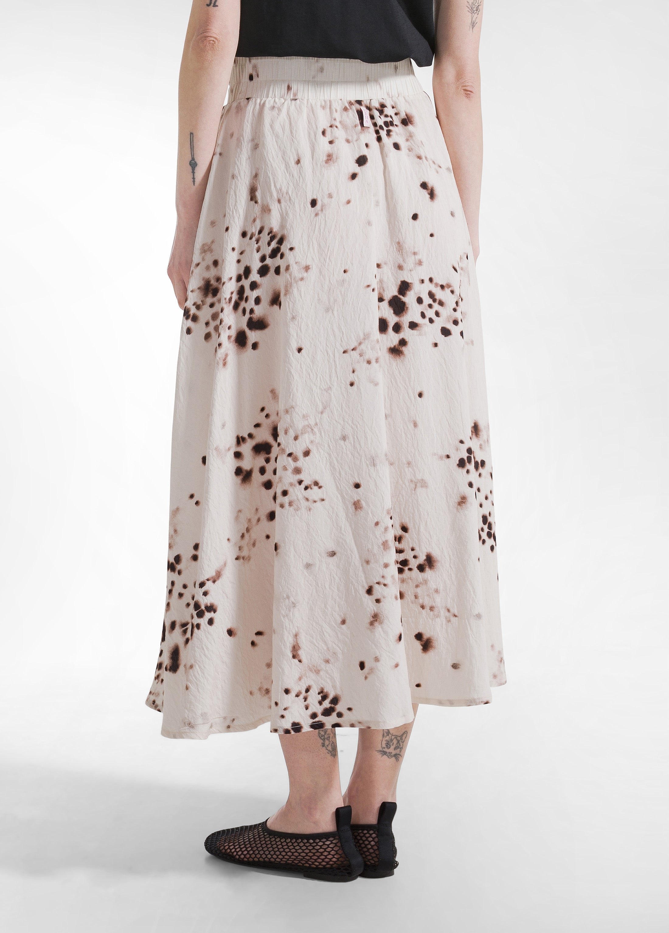 deha-gonna-in-viscosa-effetto-stropicciato-beige image 3