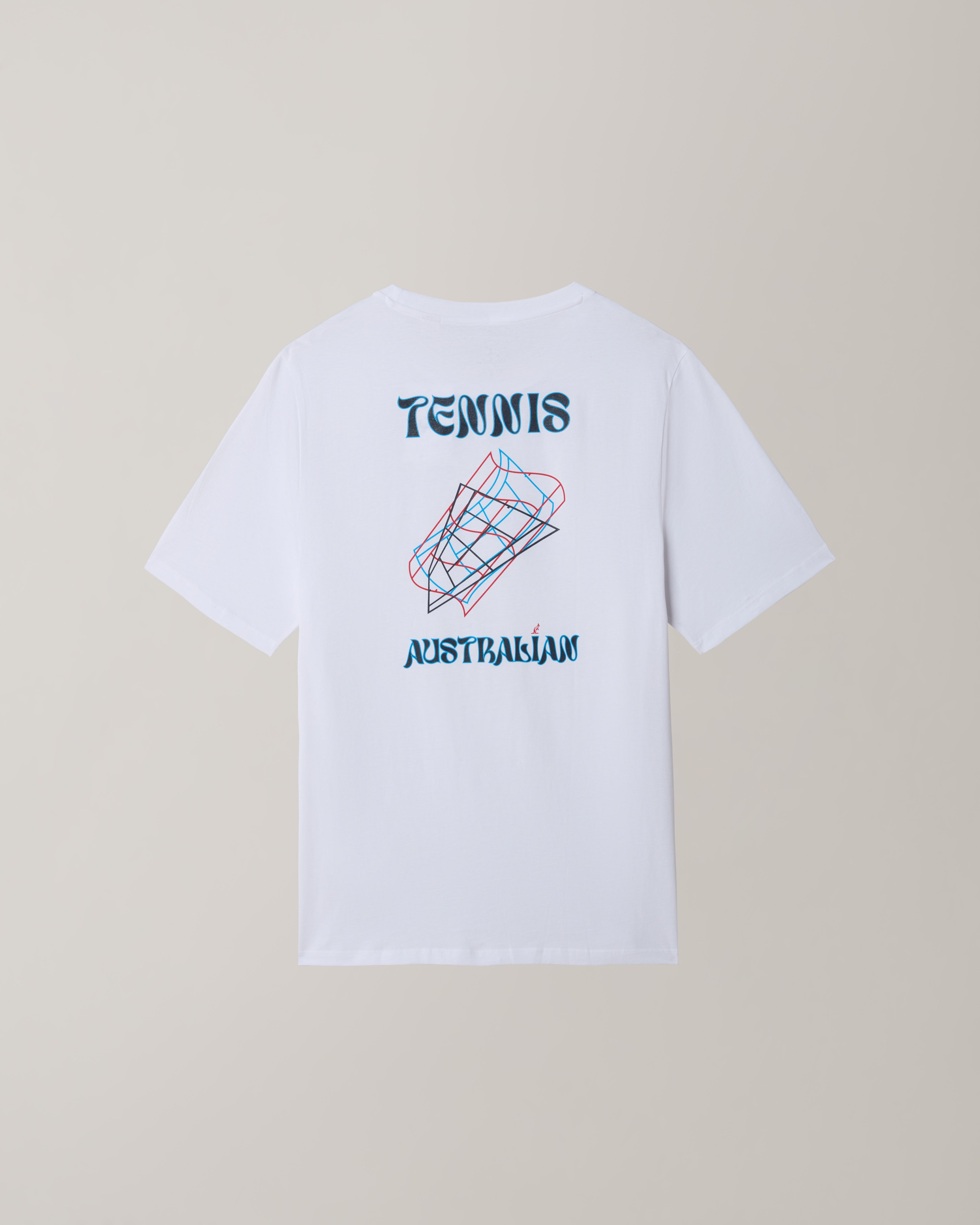 australian-prospect-court-t-shirt-t-shirt-tennis-bianca-in-cotone-regular-fit image 5