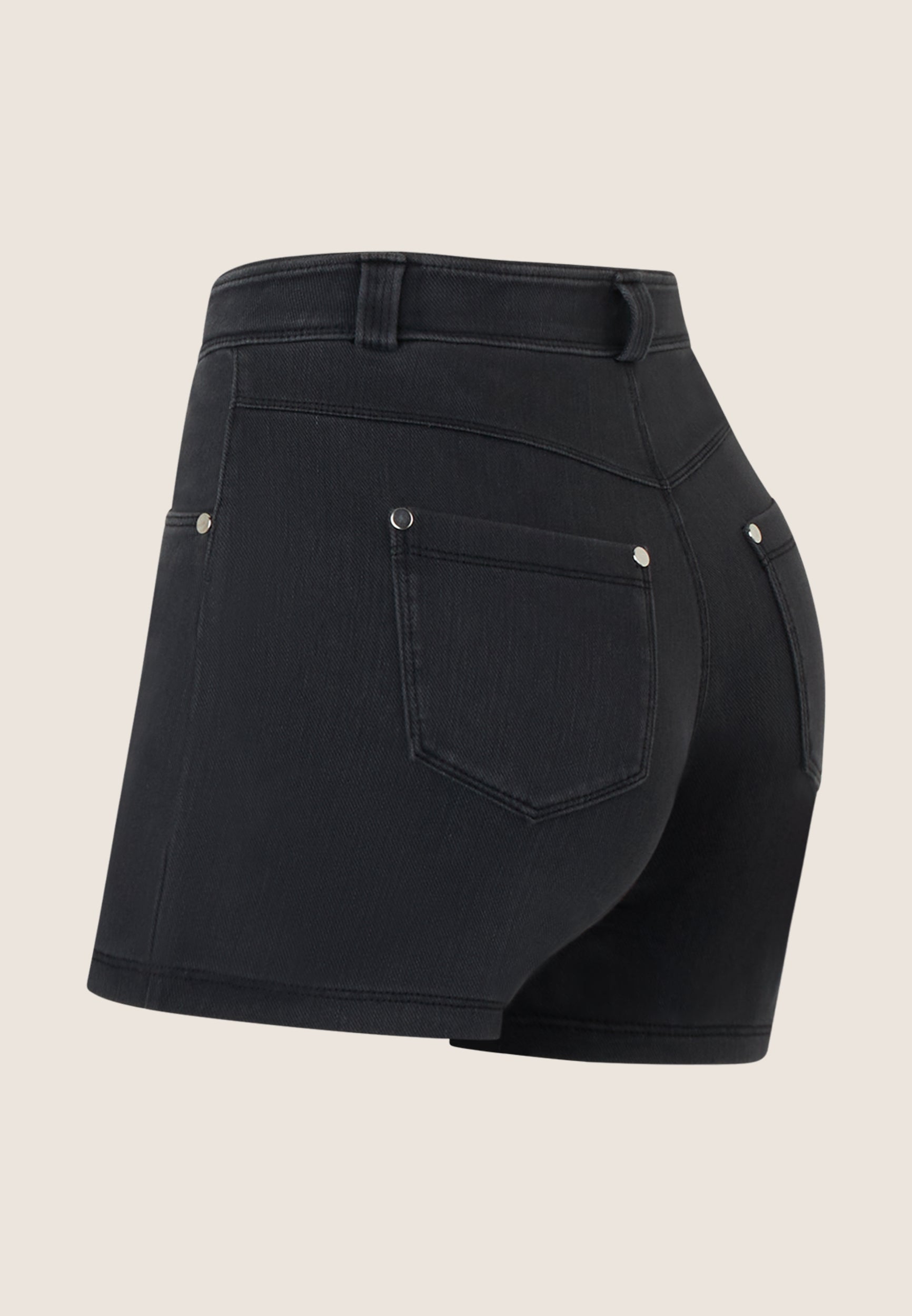 freddy-shorts-denim-donna-vita-regular-lavaggio-scuro-5-tasche image 2