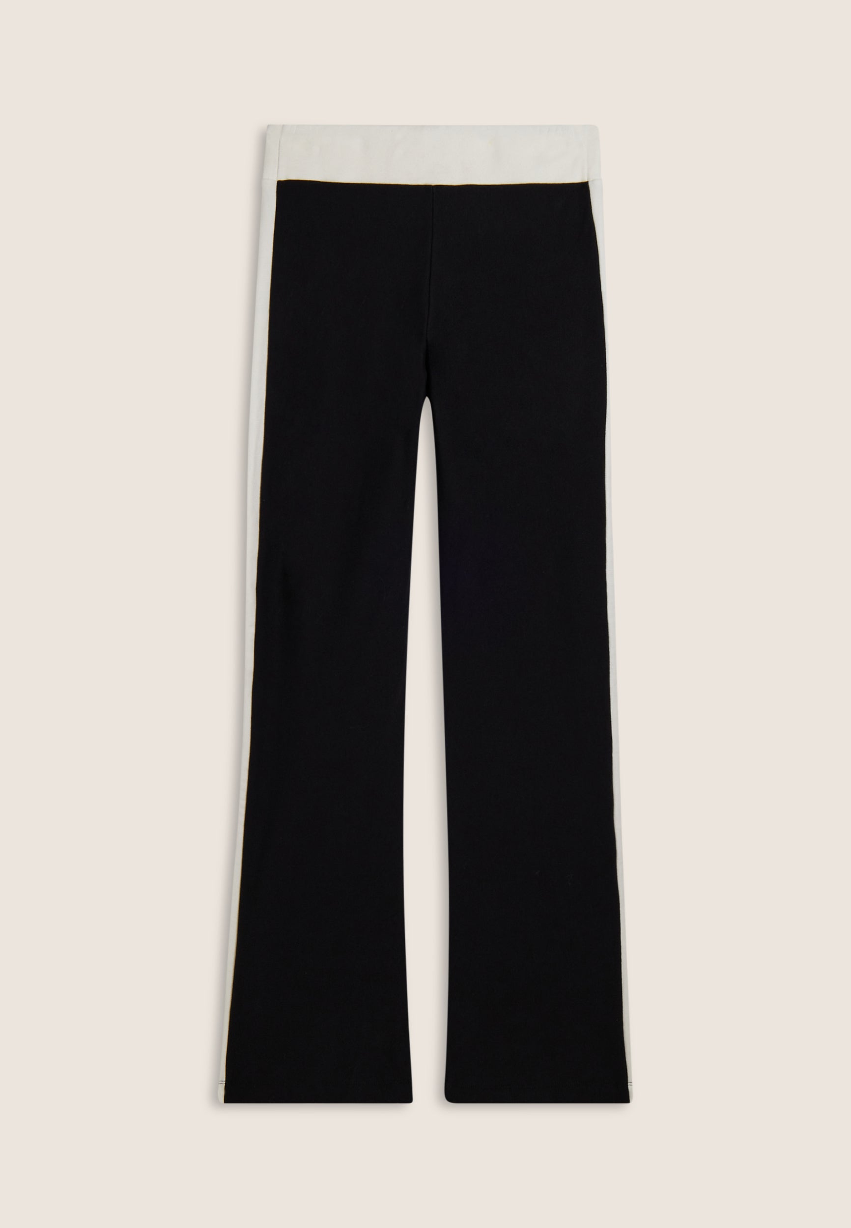 freddy-pantaloni-slim-flare-in-felpa-donna-con-bande-laterali image 2
