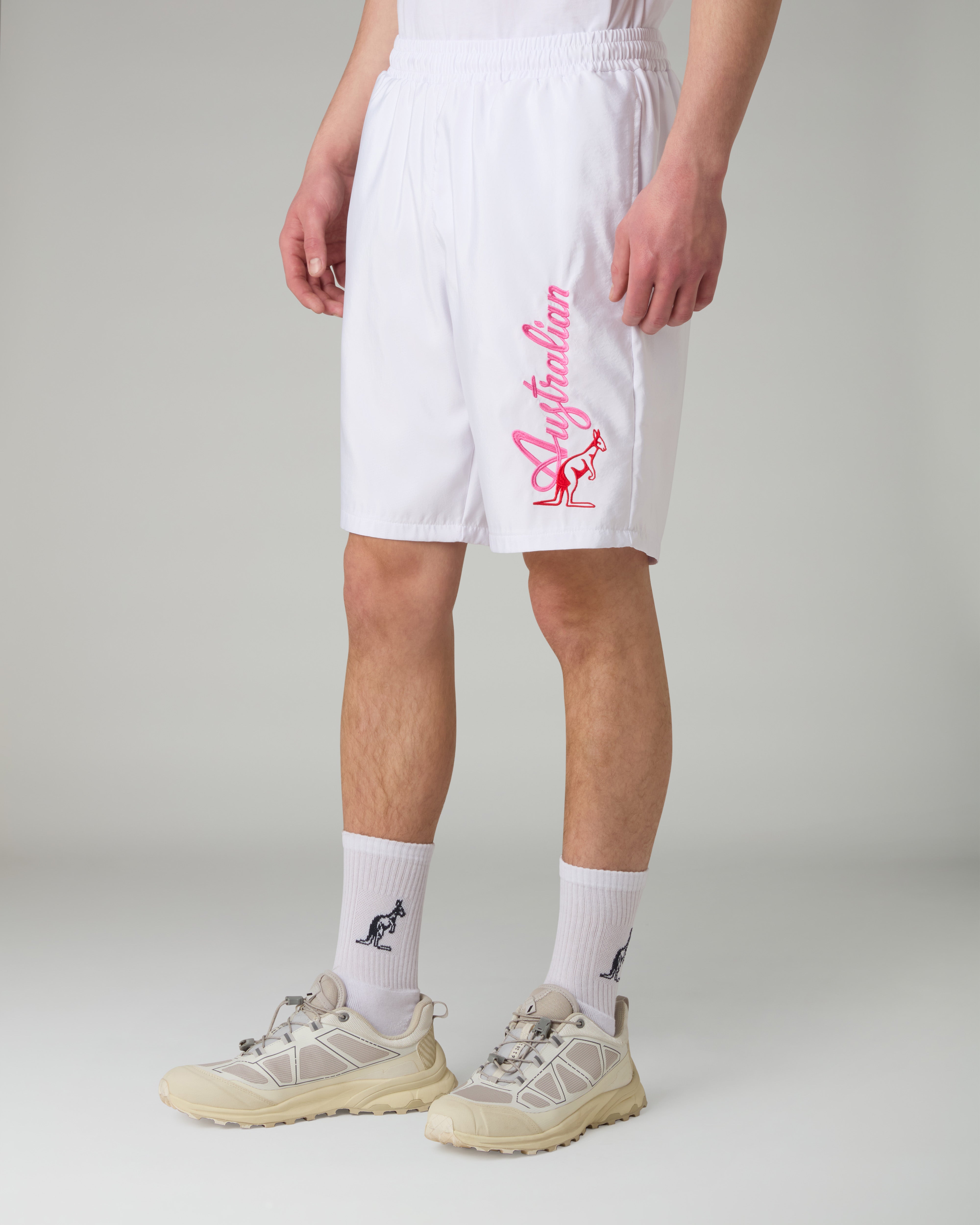 australian-goran-short-bianco-in-tessuto-antibes-con-fodera-mesh image 1