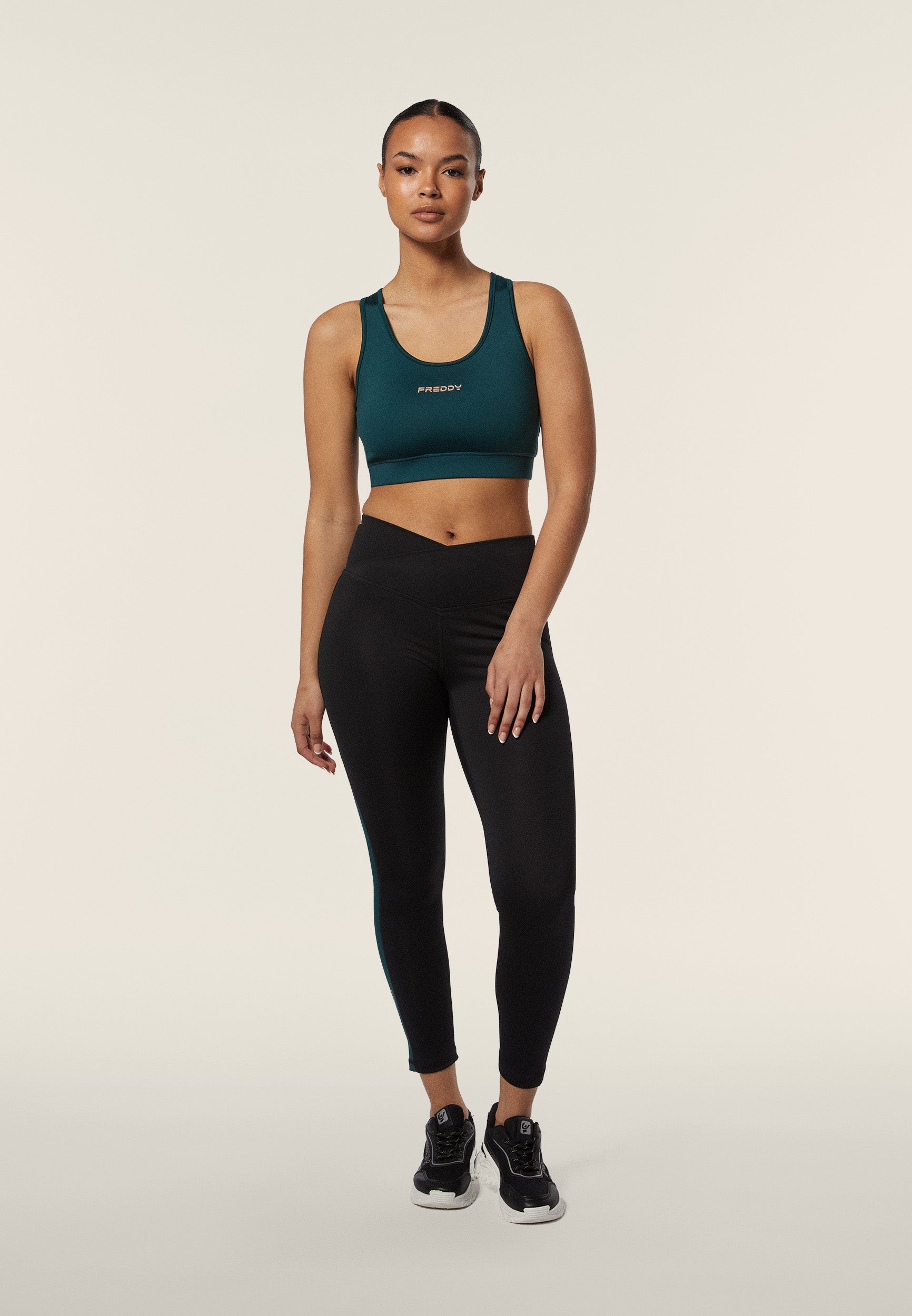 freddy-leggings-7-8-tecnici-d-i-w-o-vita-alta-incrocio-donna image 2