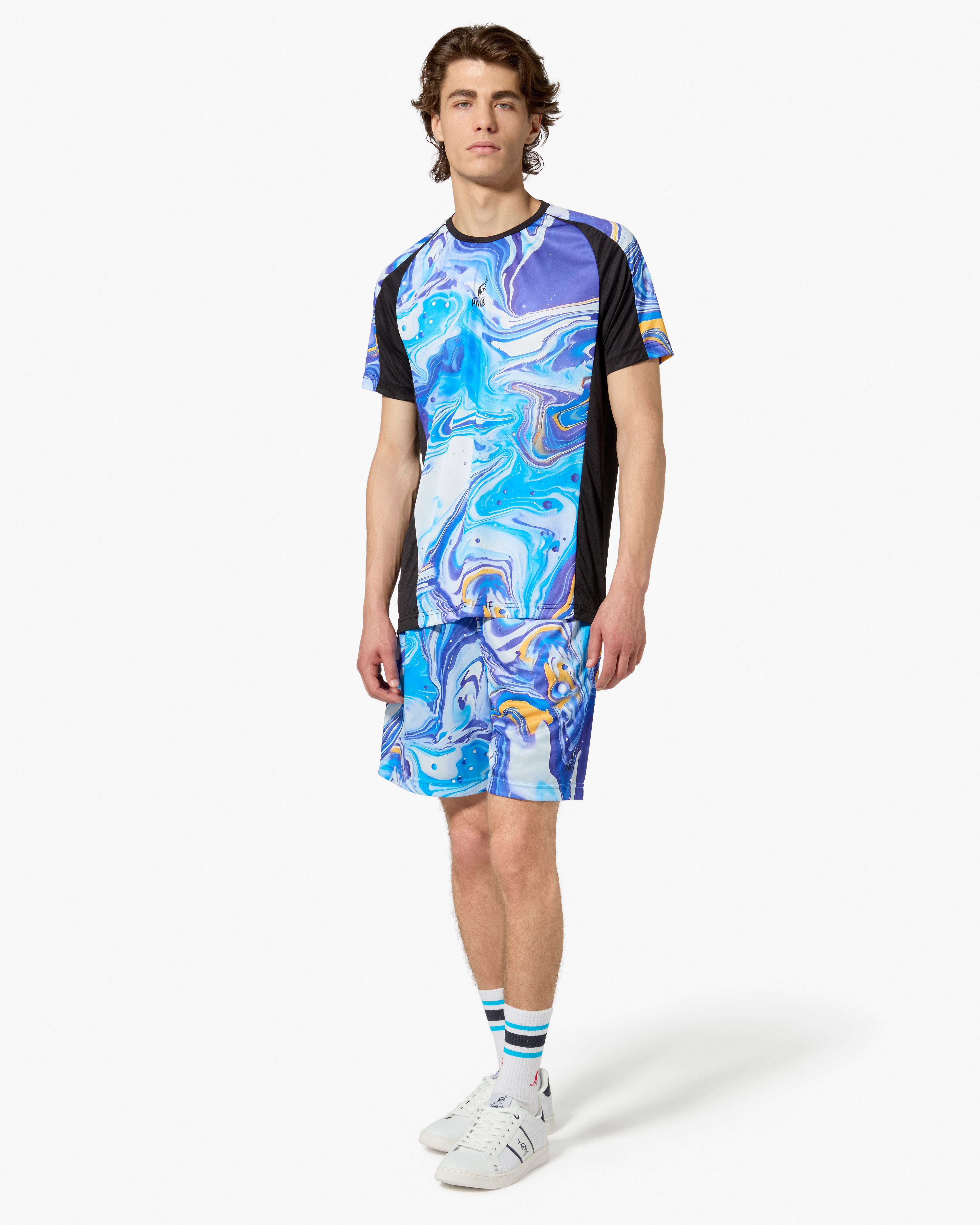 australian-marble-t-shirt-maglietta-tecnica-padel-nero image 2