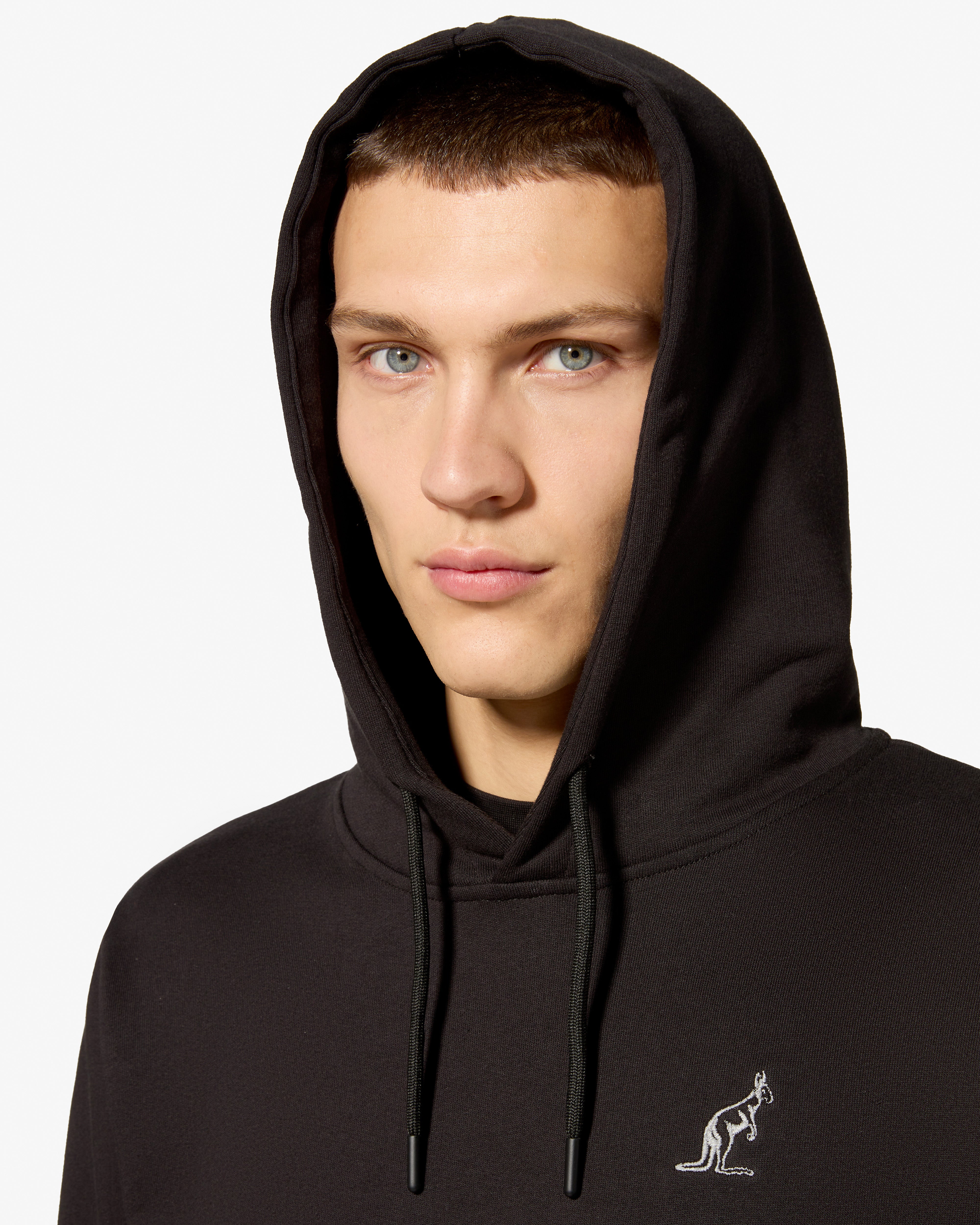 australian-reflective-logo-hoodie-felpa-con-cappuccio-nero image 4