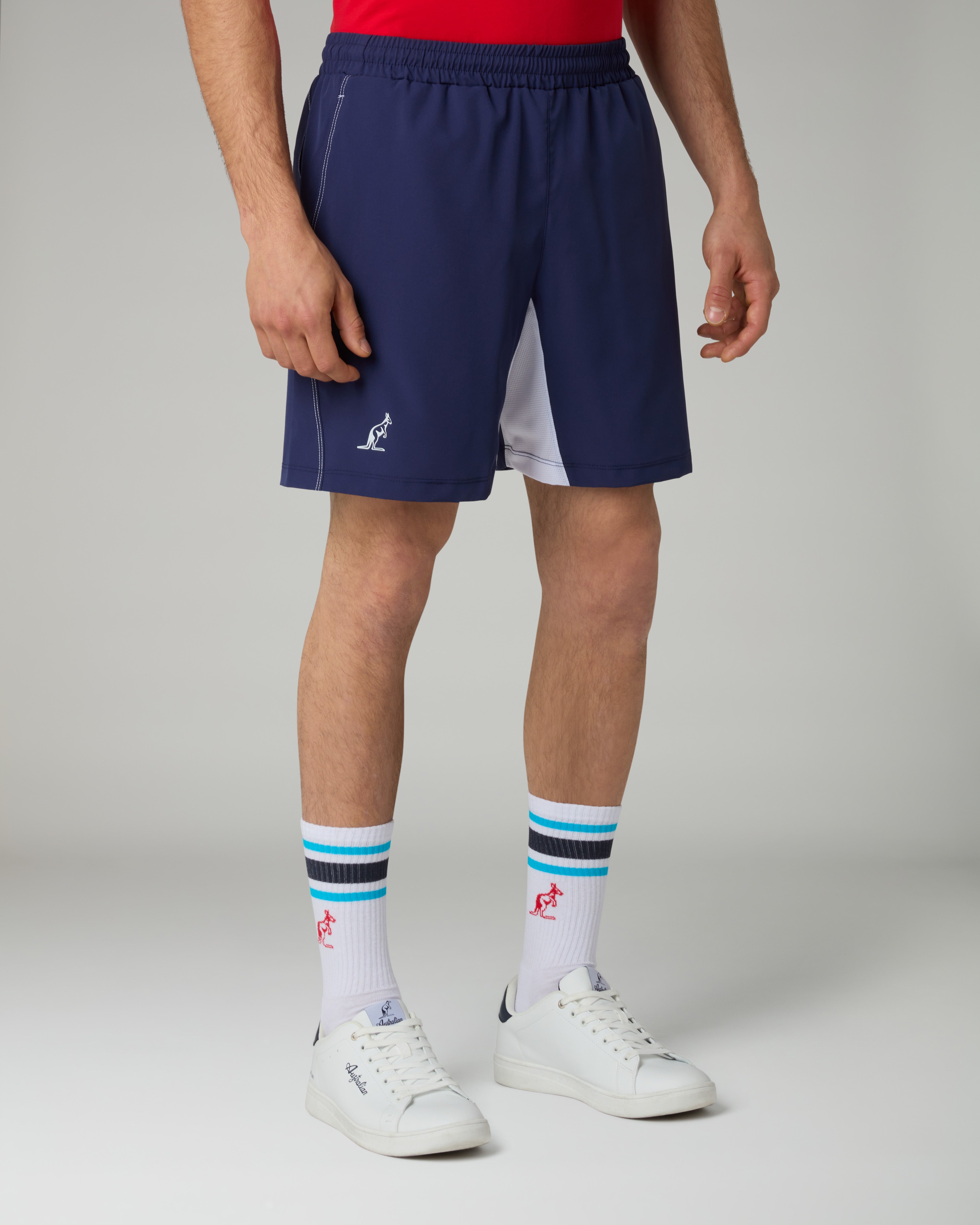australian-ultra-short-short-tennis-blu-cosmo-bi-elastico image 1