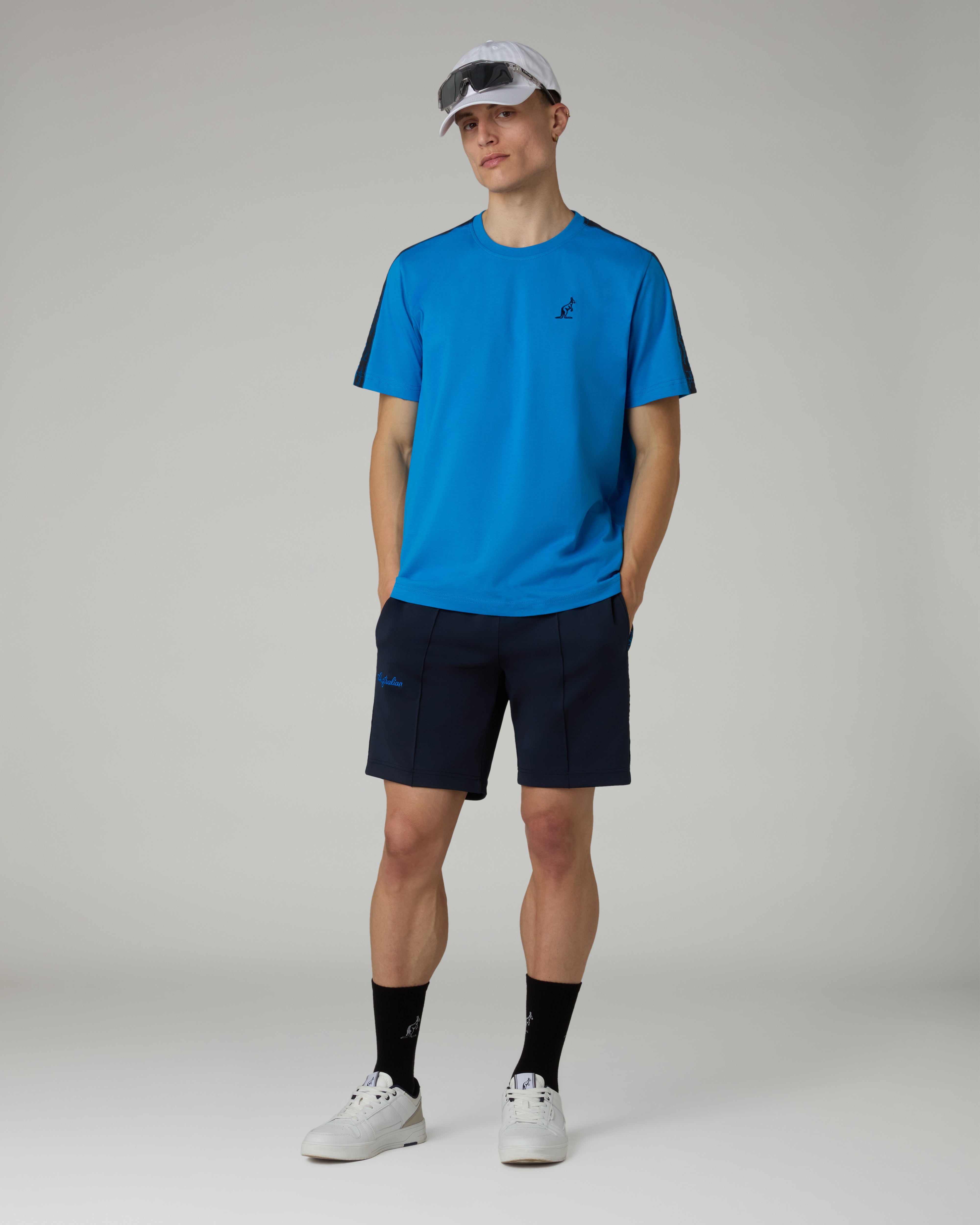 australian-blue-tape-t-shirt-cotone-blu-capri image 2
