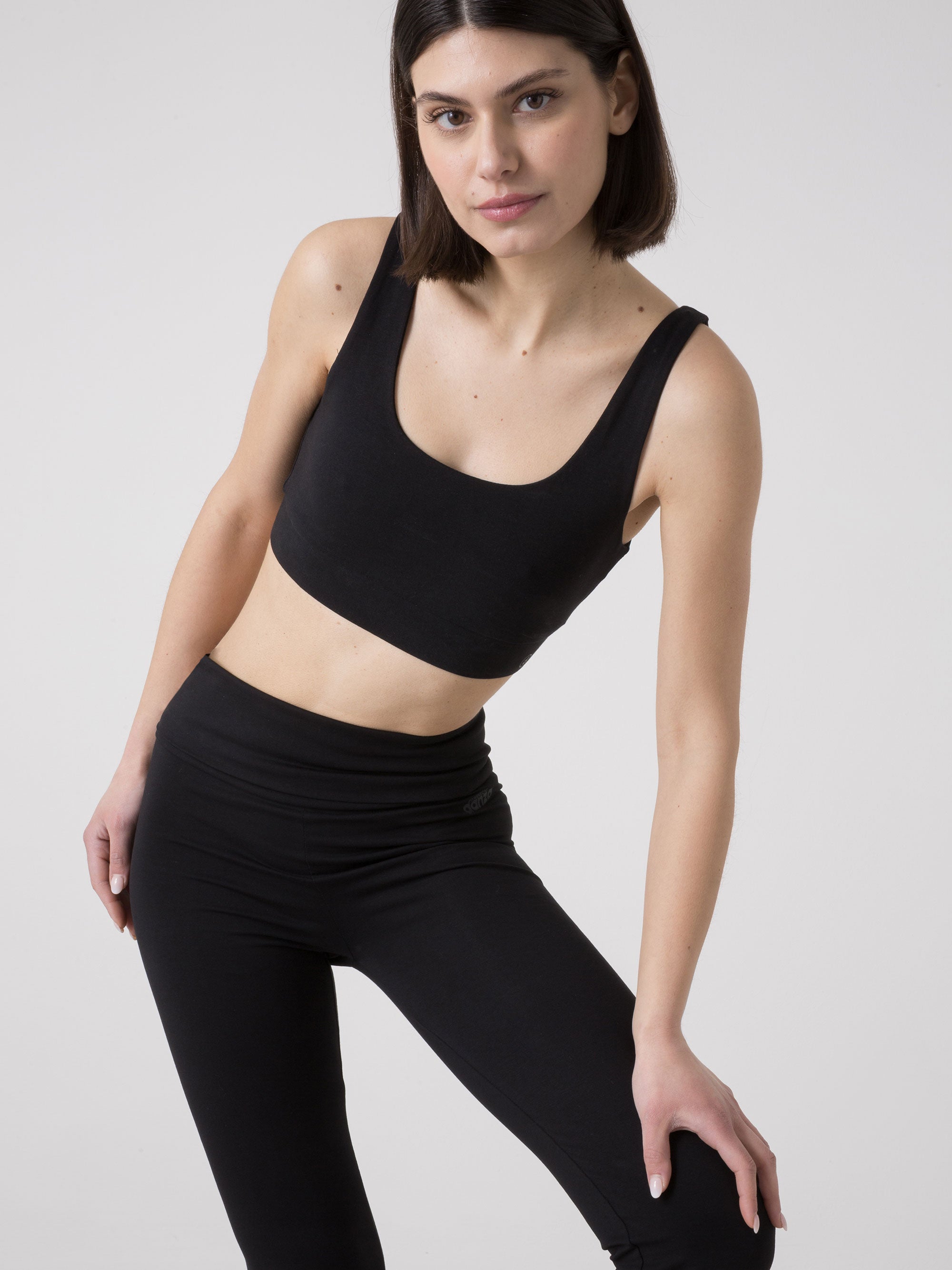 dimensione-danza-pantaloni-flare-donna-vita-alta-elasticizzati image 5